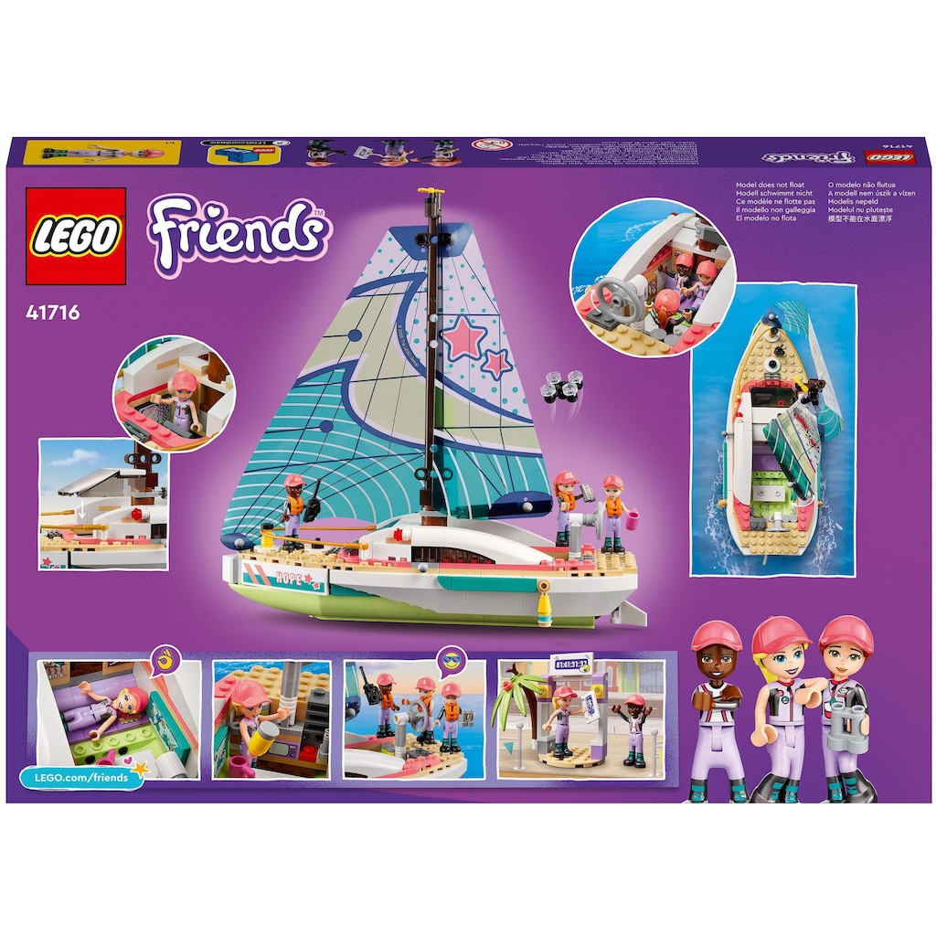 LEGO® Konstruktionsspielsteine »Stephanies Segelabenteuer (41716), LEGO® Friends«, (304 St.)