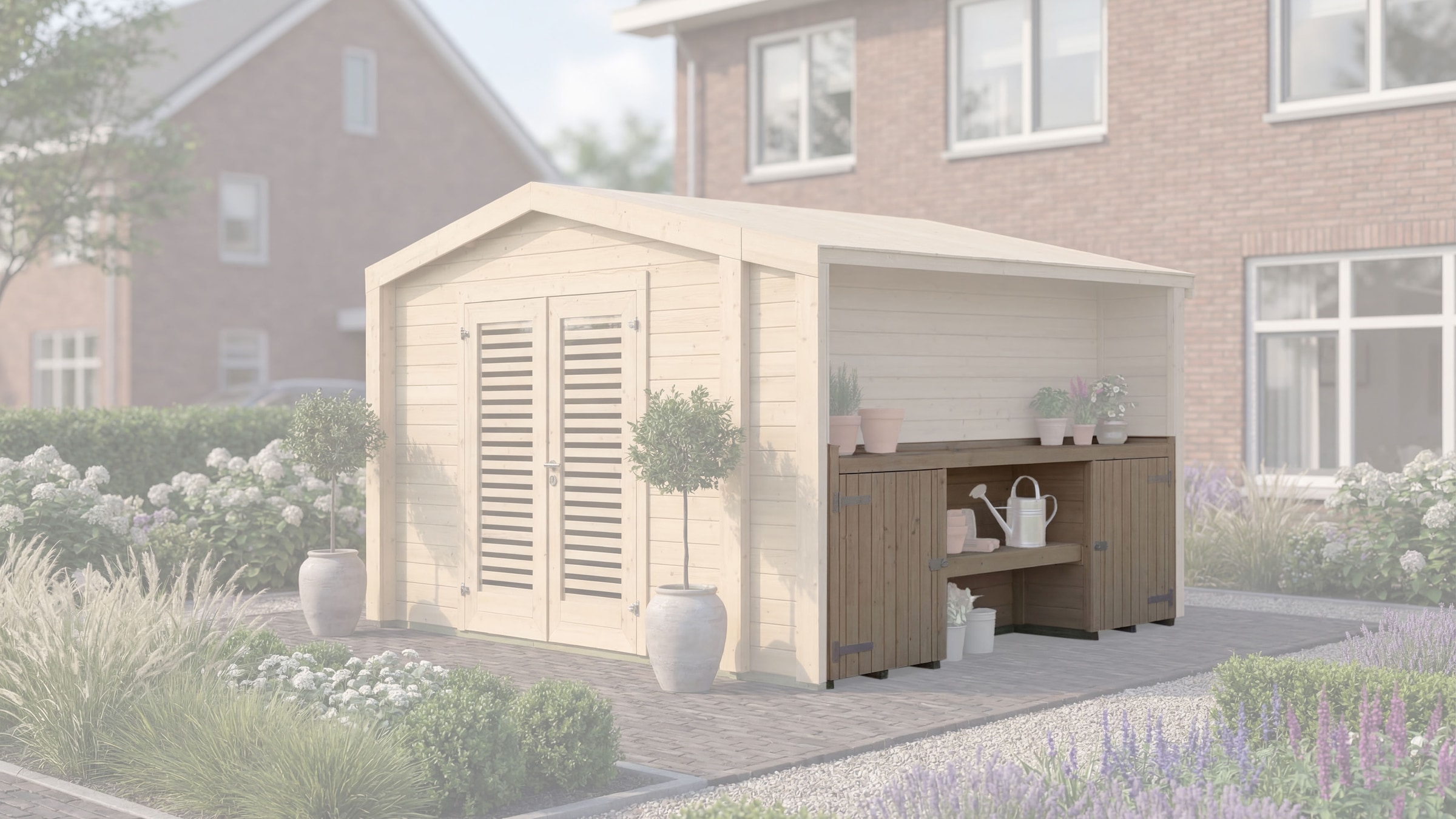 weka Pflanztisch »optionale Erweiterung für Gartenhaus Killarney« verschiedene Farben und Größen