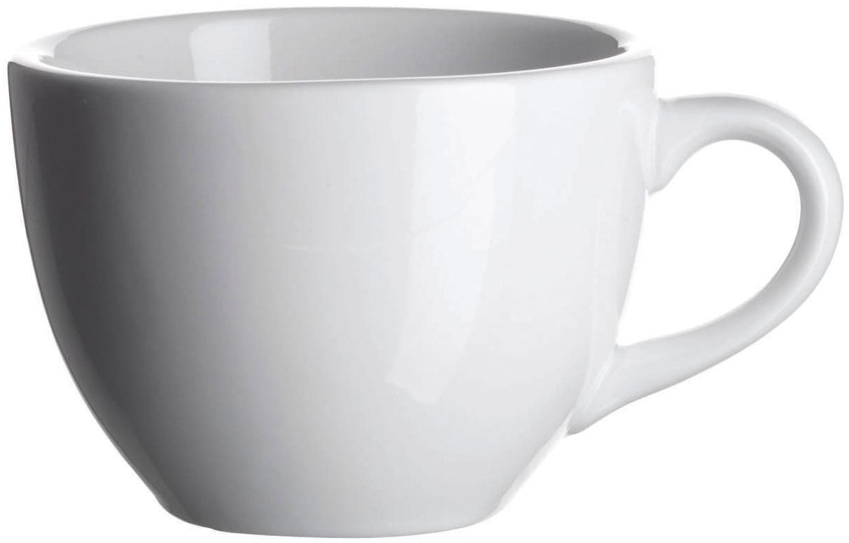 MÄSER Tasse »Colombia«, (Set, 12 tlg., 6 Milchkaffeeobertassen-6 Untertassen), für Milchkaffee, spülmaschinengeeignet