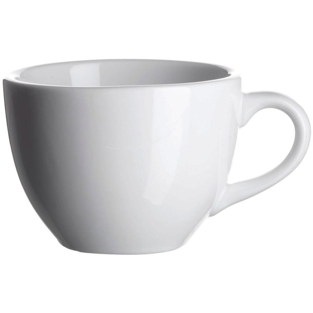 MÄSER Tasse »Colombia«, (Set, 12 tlg., 6 Milchkaffeeobertassen-6 Untertassen), für Milchkaffee, spülmaschinengeeignet