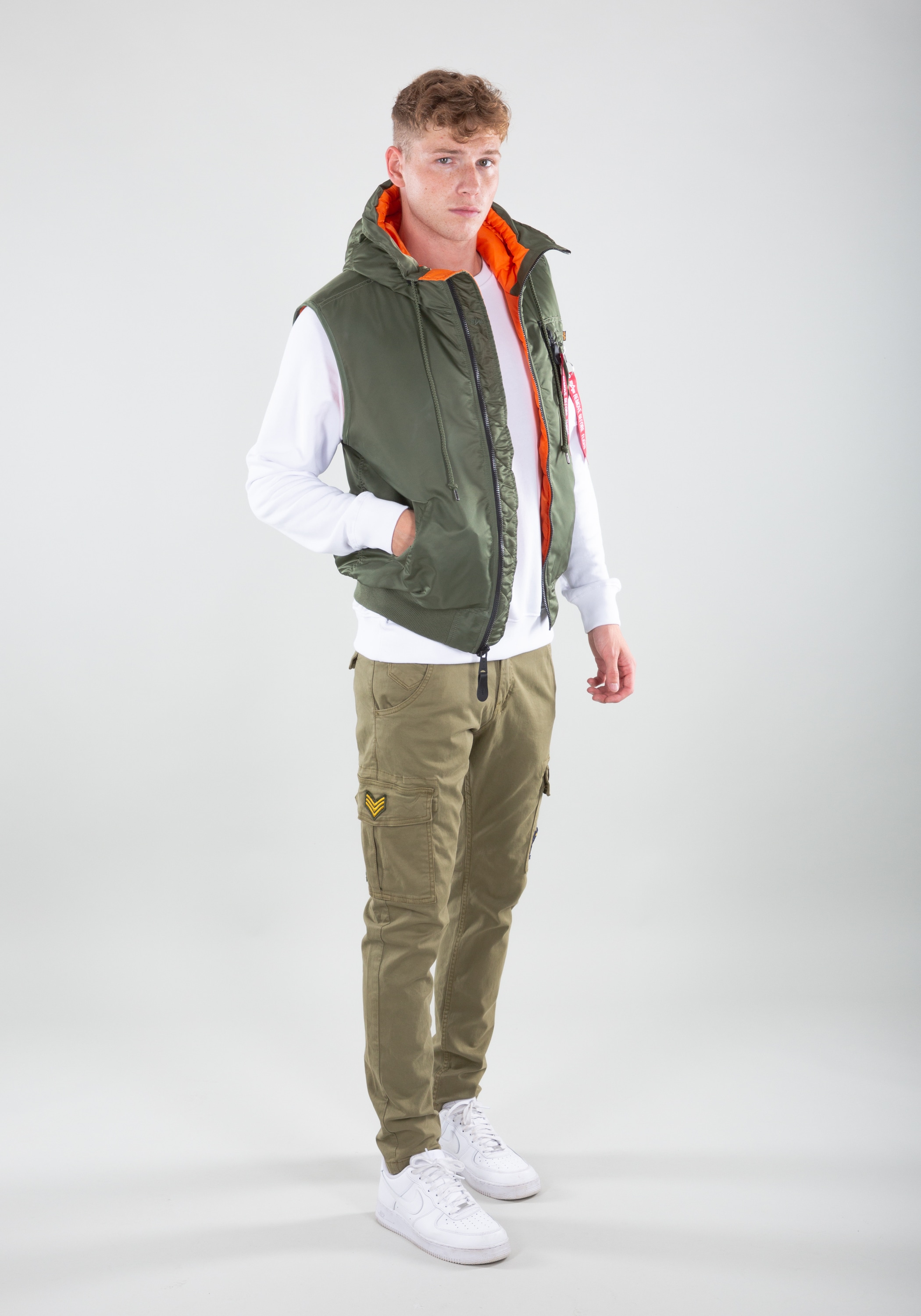 Alpha Industries Blouson »Alpha Industries Men - Vests Hooded MA-1 Vest«