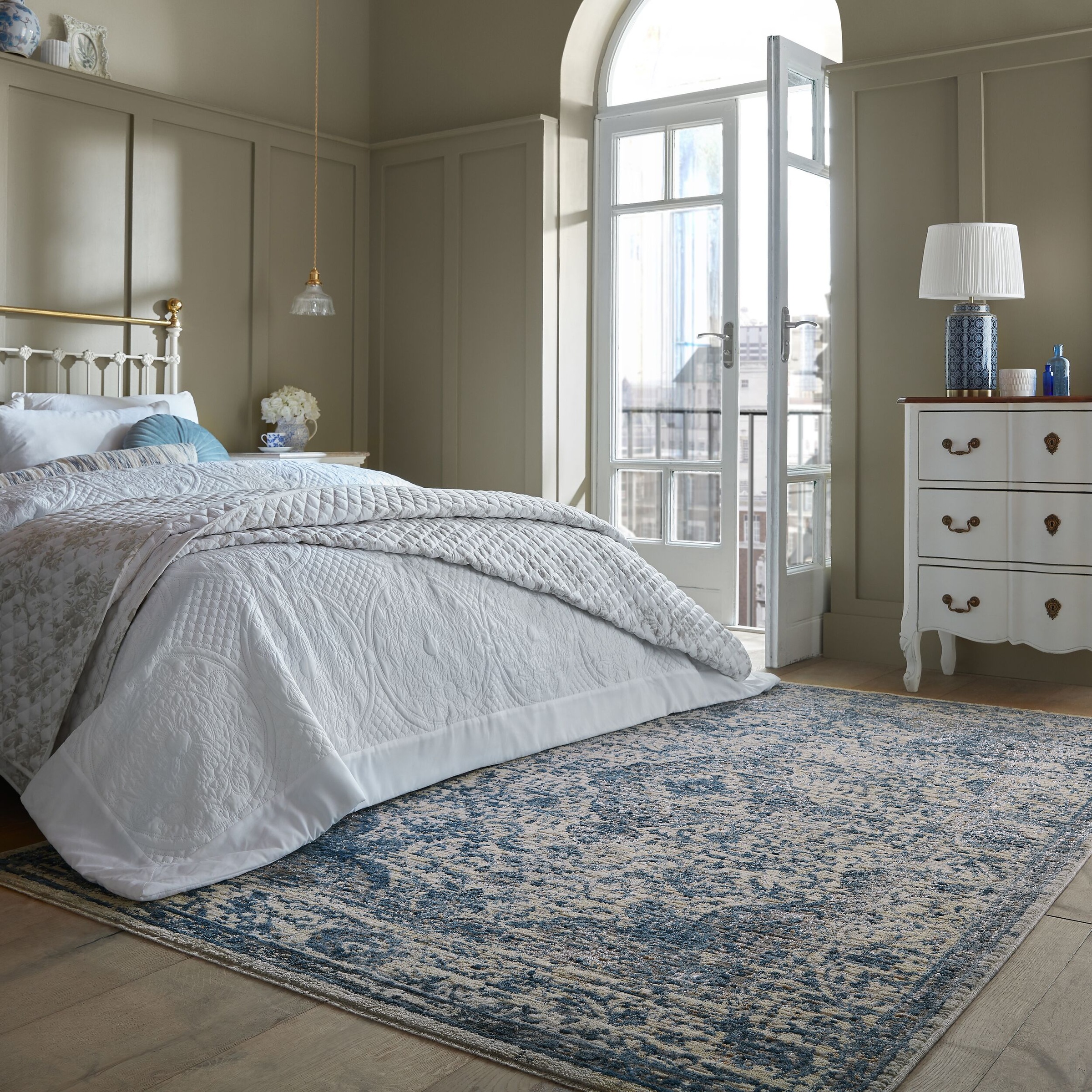 FLAIR RUGS Teppich »Cordelia Vintage« rechteckig 7 mm Höhe aus recyceltem P günstig online kaufen