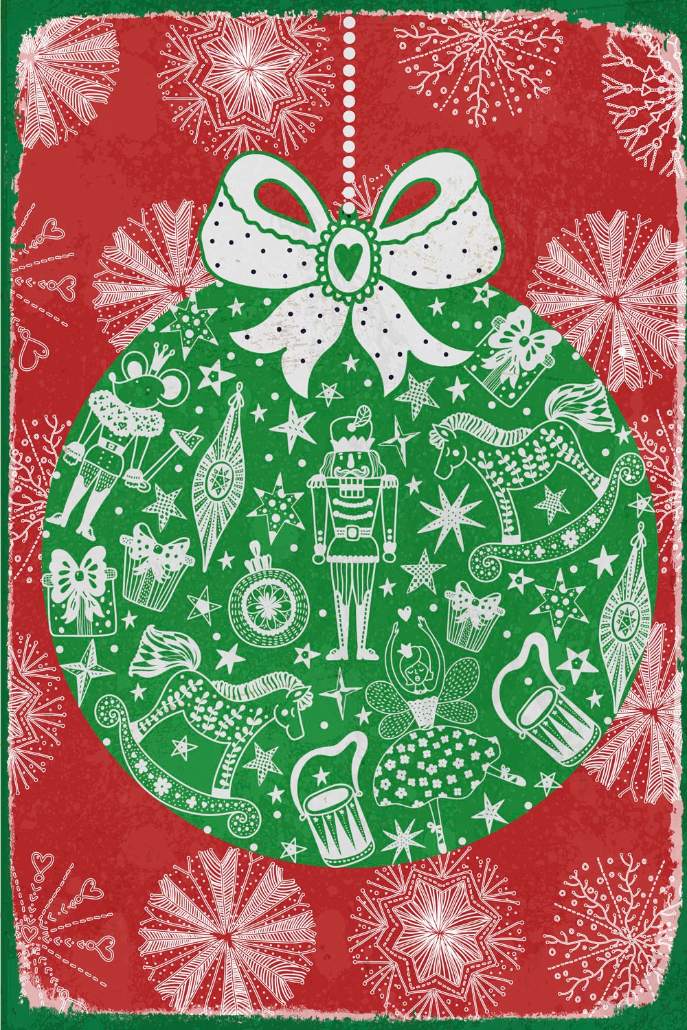 queence Metallbild »Christmas Ornament«, Weihnachten-Weihnachtsbaumkugel, (1 St.), Stahlschilder