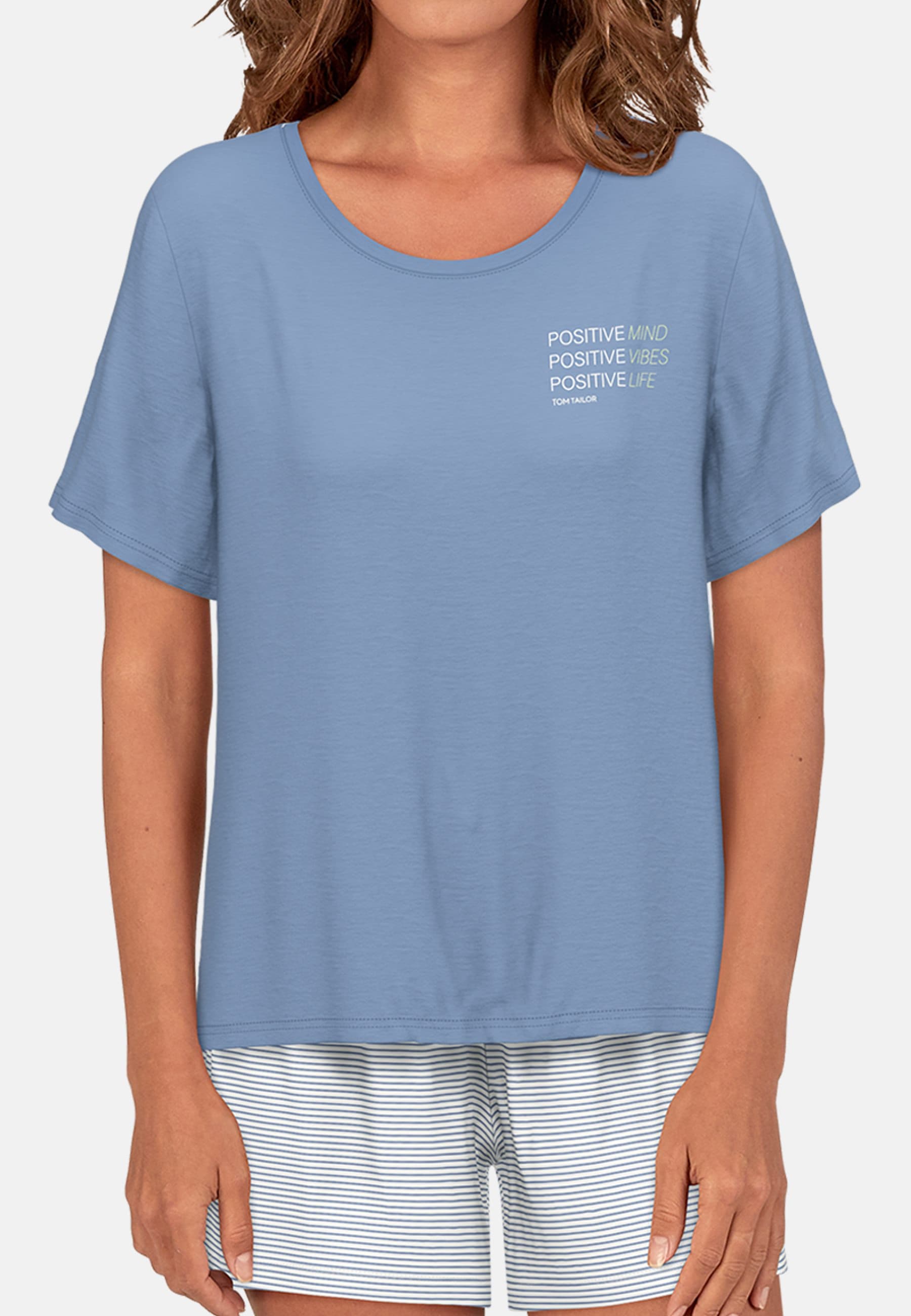 TOM TAILOR Shorty »Westport«, (2 tlg.), Sommerliche Farbgebung