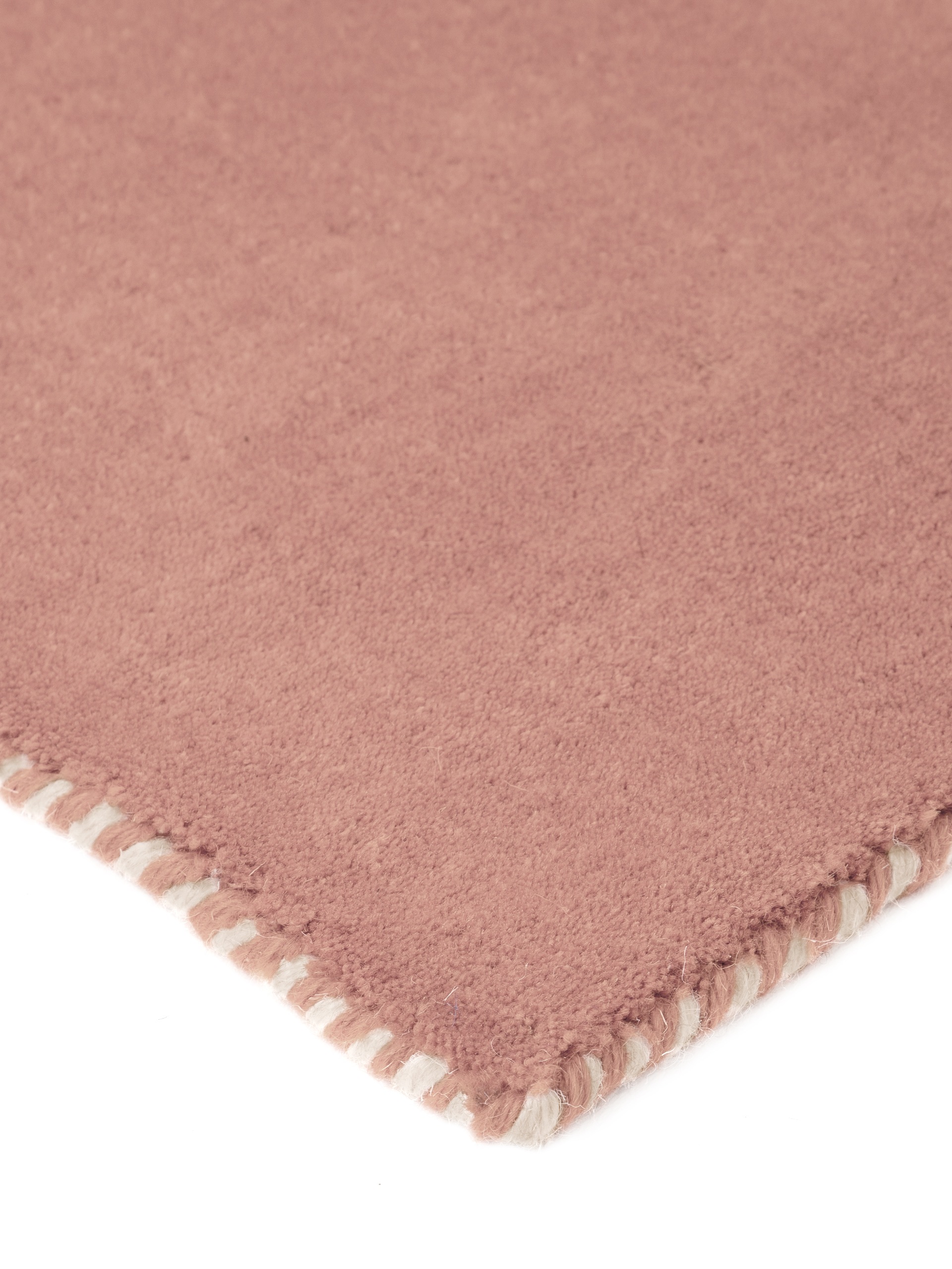 carpetfine Wollteppich »Gabbeh Lola Uni«, rechteckig, 14 mm Höhe, mit natürlichem Pflanzenmaterial von Hand gewebt, auch in Rund