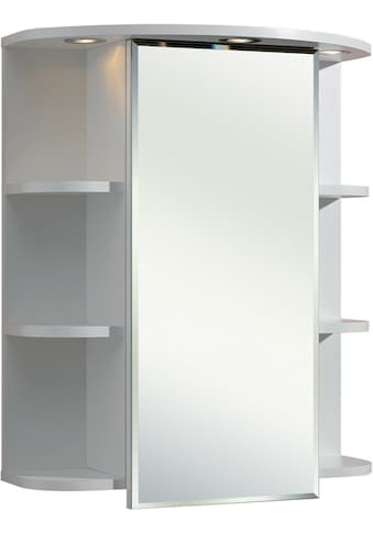 Badezimmerspiegelschrank »Quickset 335 Badschrank, 1 Spiegeltüren, 1 Einlegeböden, 60...