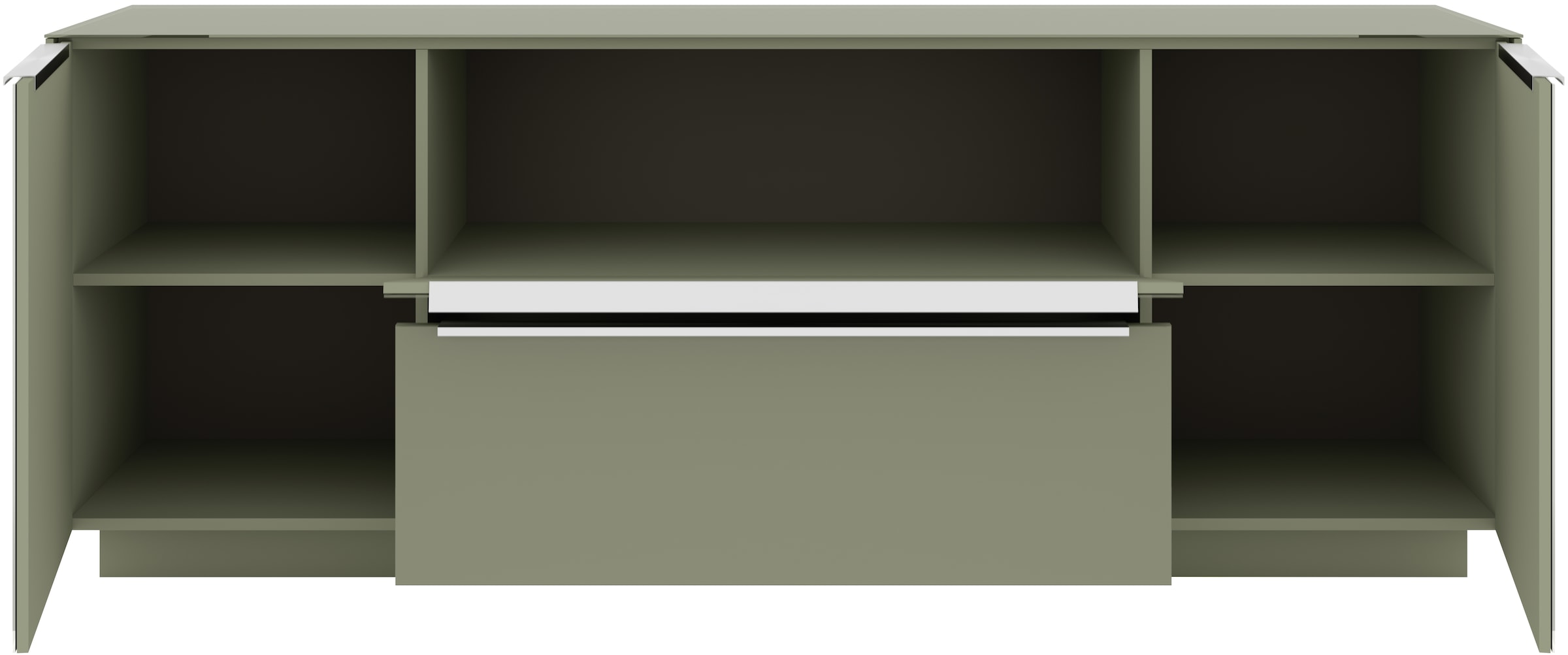 set one by Musterring Lowboard »Reno« 1 Stk. tlg. Mit Sockel in diversen Farben, 71 cm Höhe & Farbauswahl