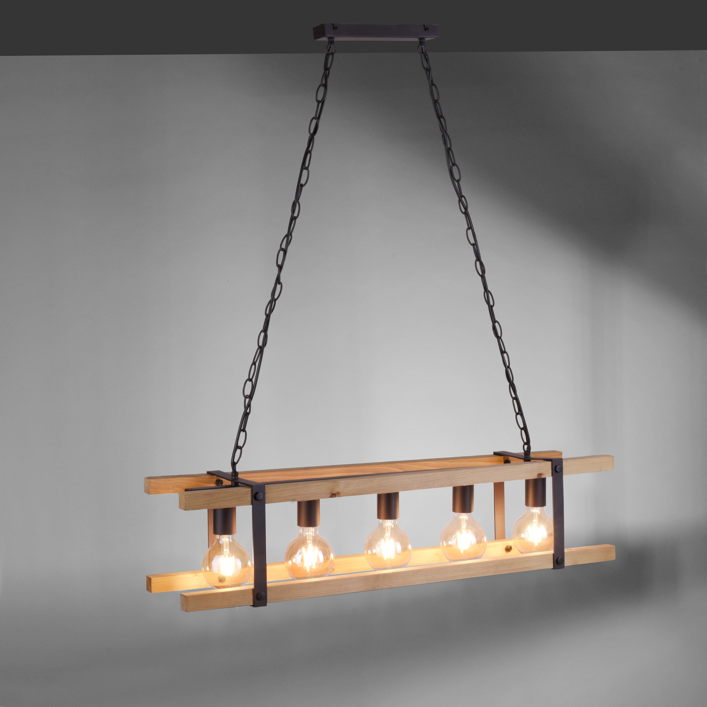 JUST LIGHT Deckenleuchte »EDITH«, 5 flammig, Leuchtmittel E27 | ohne Leuchtmittel, ExklusiveE27