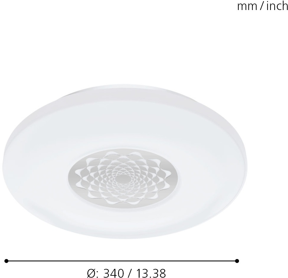 EGLO LED Deckenleuchte »CAPASSO-C«, 1 flammig, Leuchtmittel LED-Board   LED günstig online kaufen