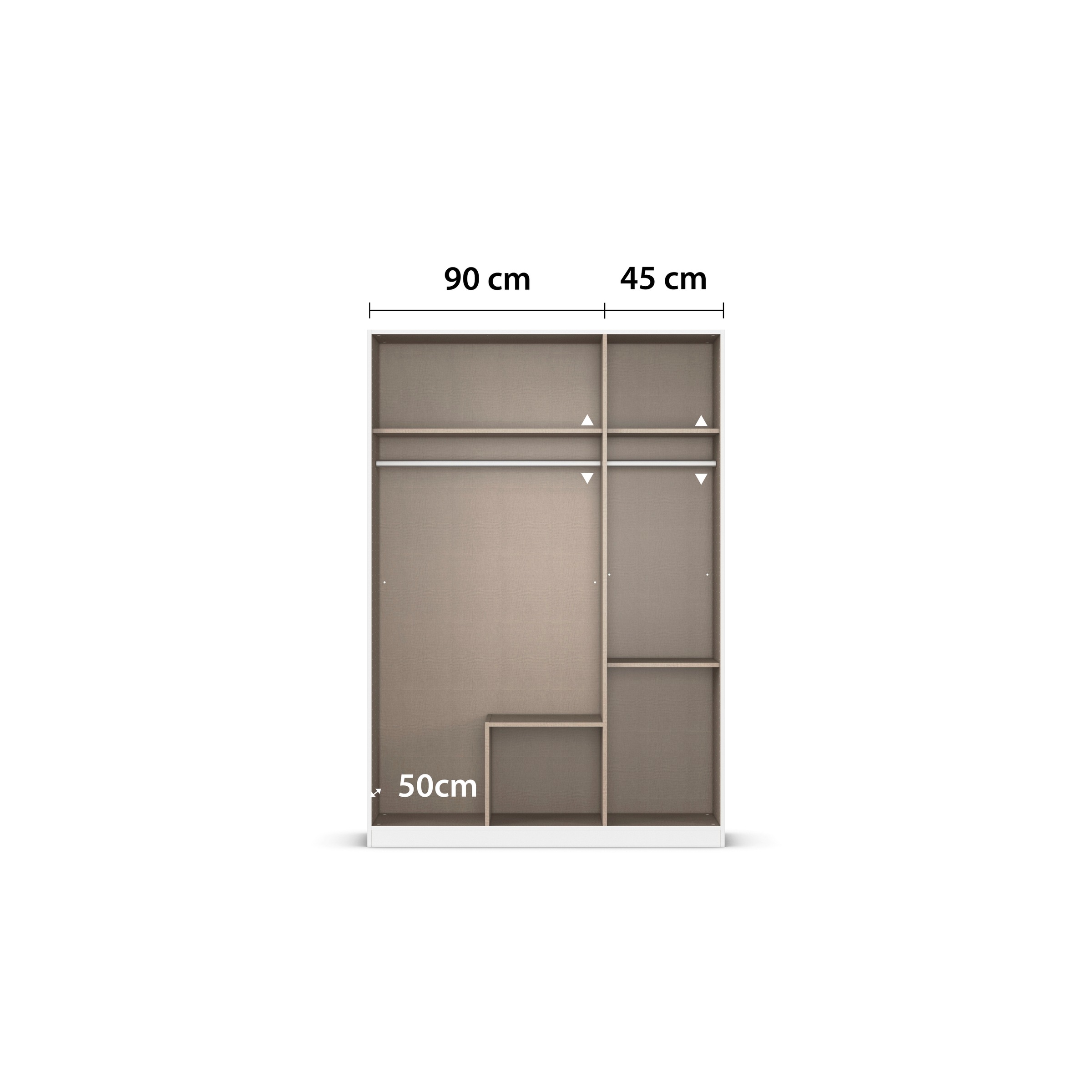 rauch Drehtürenschrank »Kleiderschrank Schrank Garderobe KREFELD optional mit Spiegel«, mit 3 Griff-Varianten, inkl. praktischen Schubladen MADE IN GERMANY