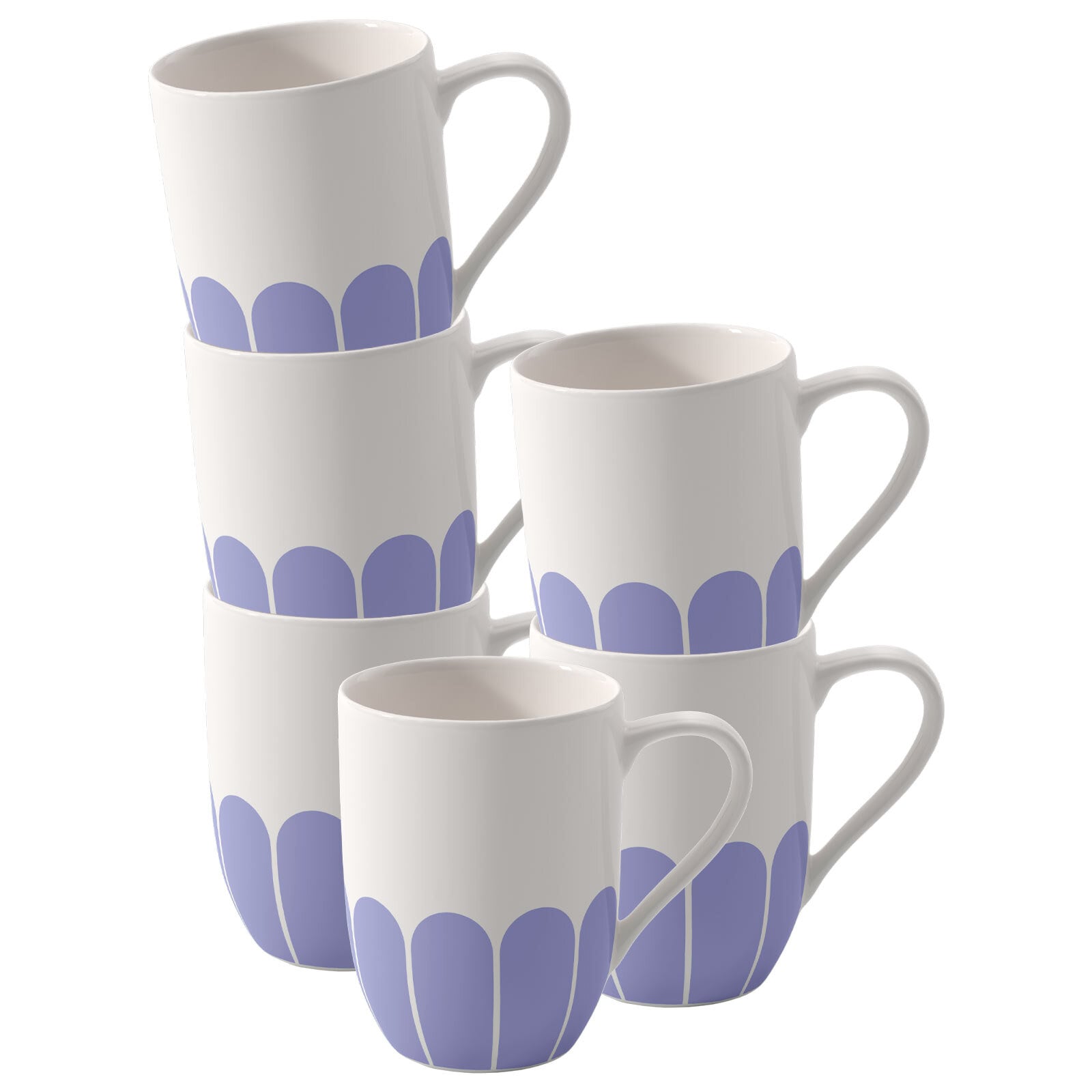 Villeroy & Boch Becher »Henkelbecher Fleur Couleur 290 ml 6er Set« günstig online kaufen