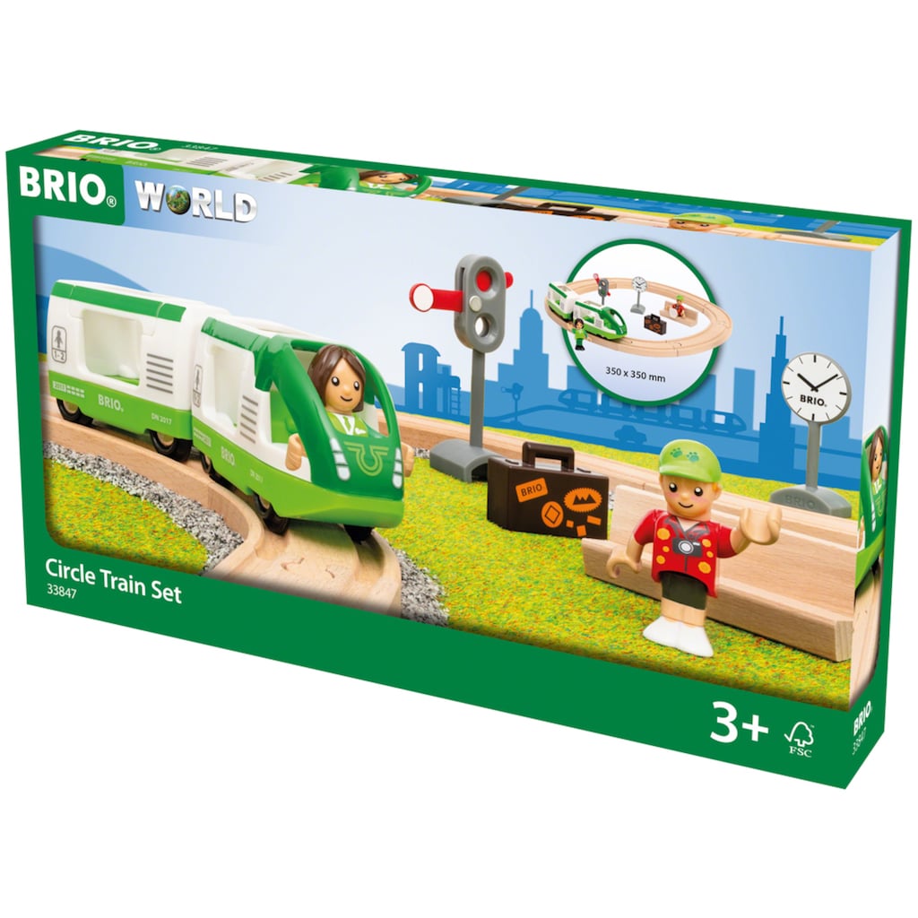 BRIO® Spielzeug-Eisenbahn »BRIO® WORLD, Starter Set Reisezug«