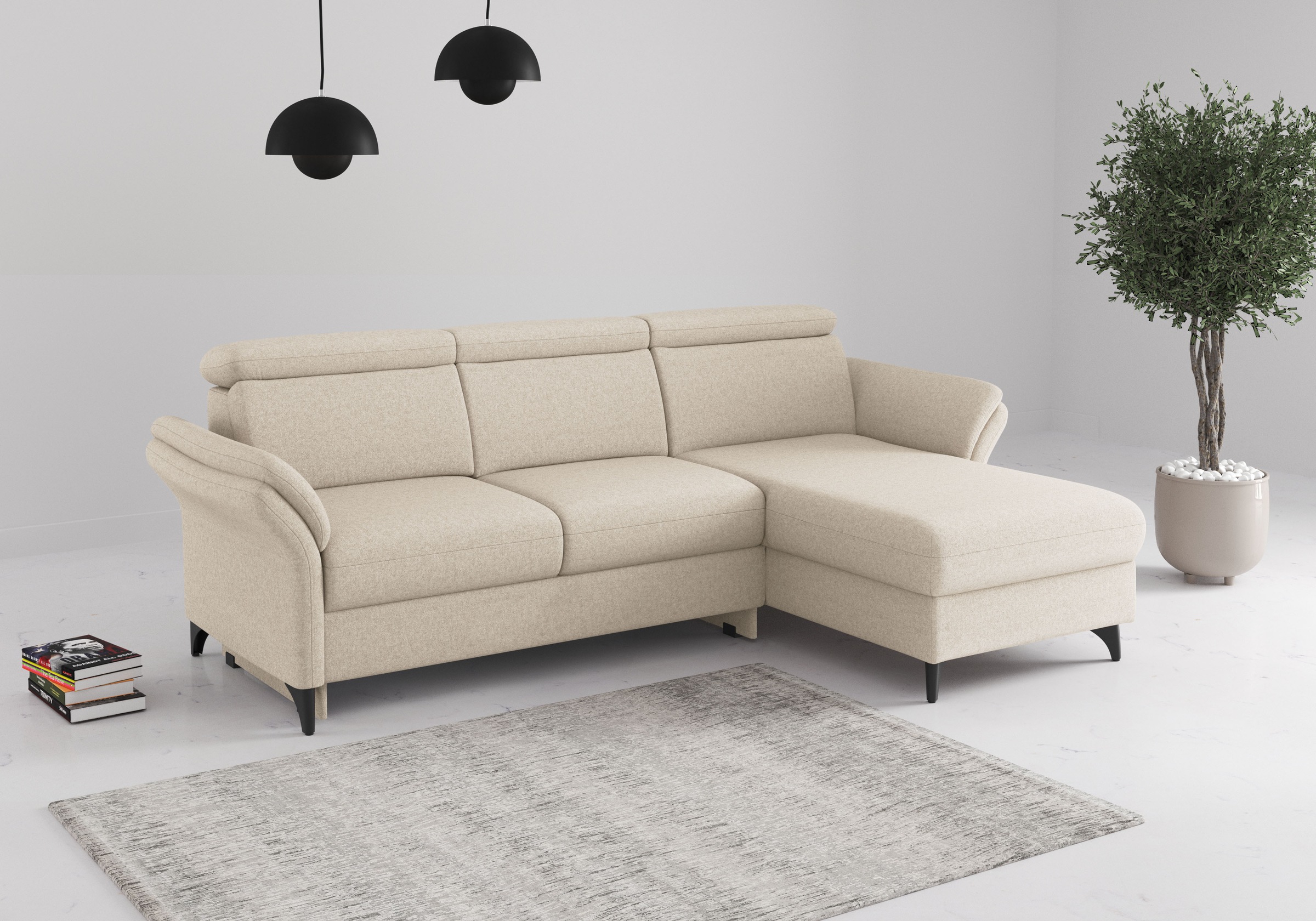 sit&more Ecksofa »Glendale« inkl. Kopfteilverstellung,wahlweise mit Vorzieh günstig online kaufen