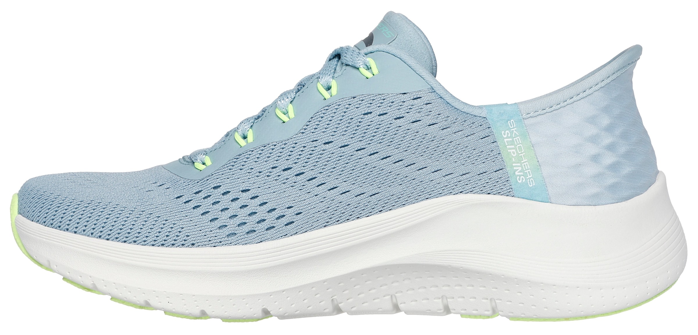 Skechers Slip-On Sneaker »ARCH FIT 2.0-EASY CHIC«, Schlupfschuh, Vegan mit elastischer Bungee Schnürung