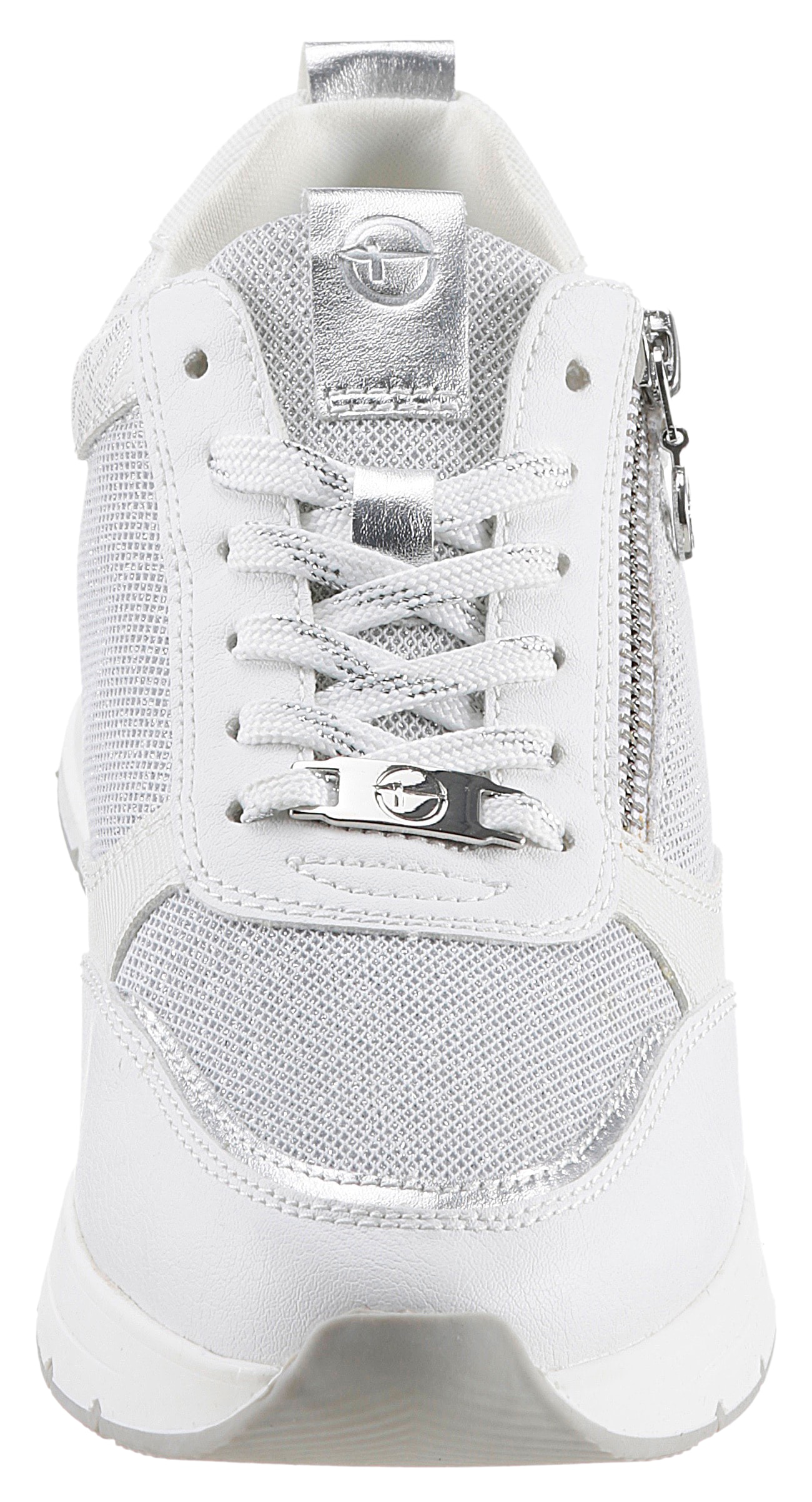 Tamaris Keilsneaker, Freizeitschuh, Halbschuh, in schmaler Form, vegane Verarbeitung