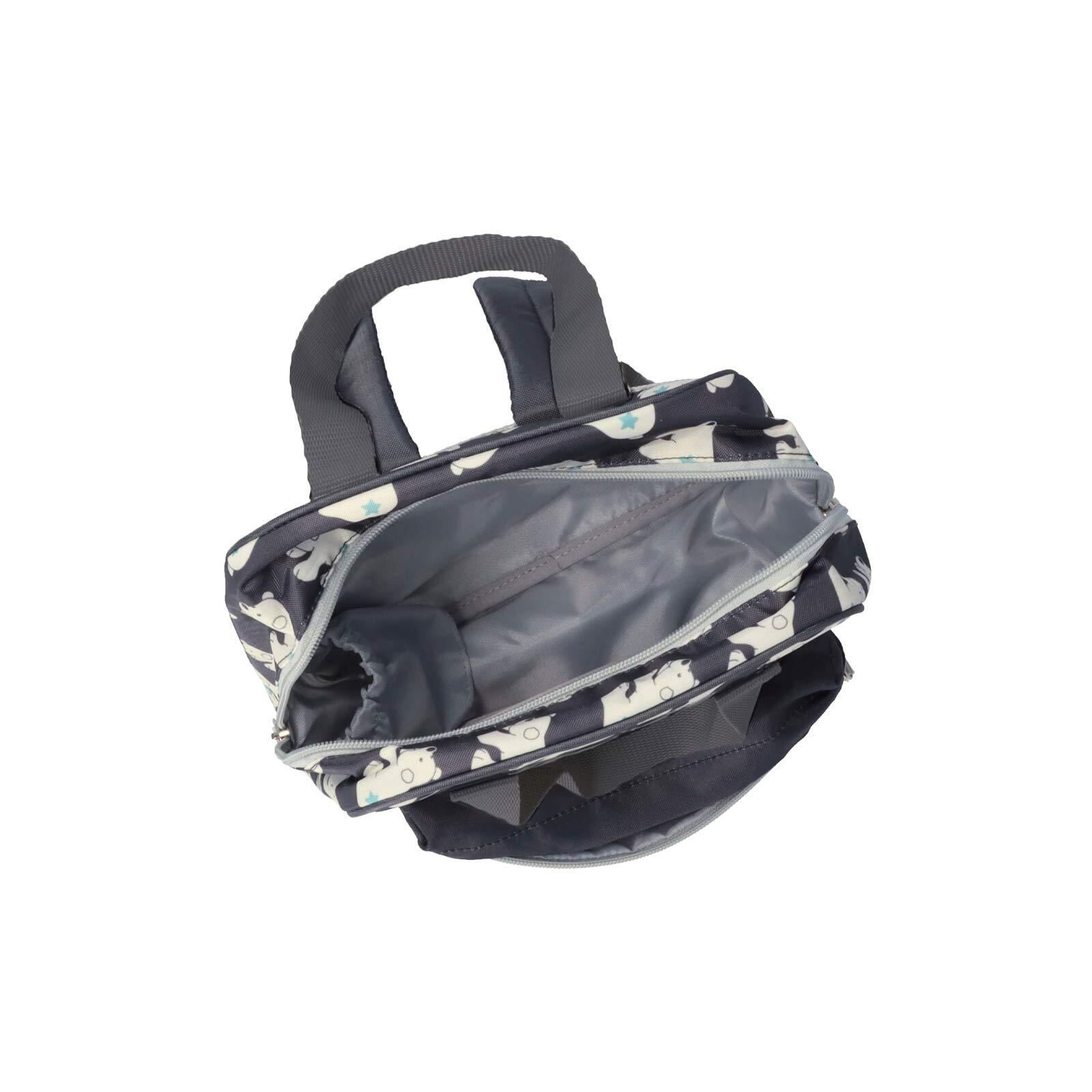 Sterntaler® Rucksack »Kindergarten Rucksack Eisbär Elia 28,5 x 22 cm grau«
