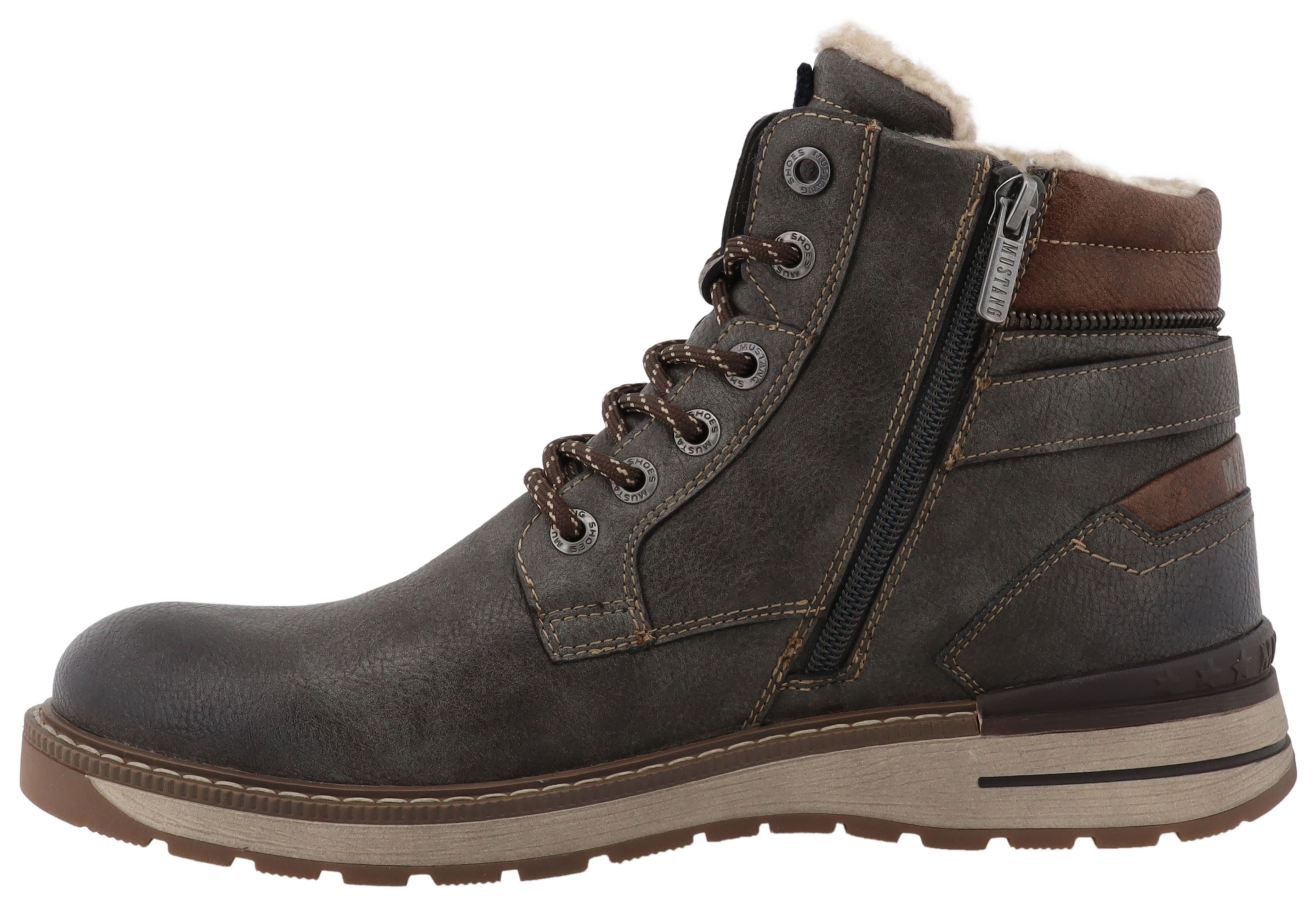 Mustang Shoes Winterboots »Maril«, Workerboots, Schnürboots mit TEX-Ausstattung