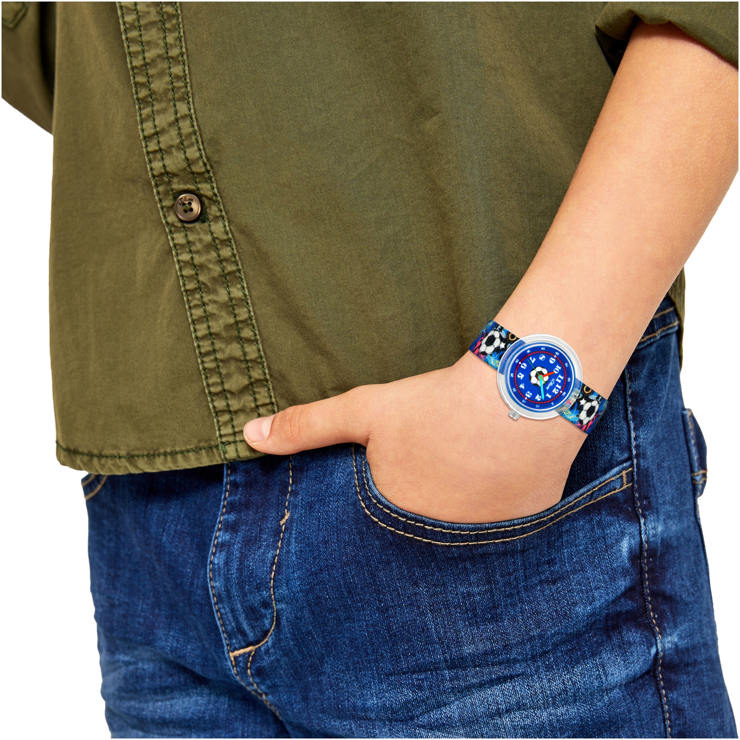 s.Oliver Quarzuhr, Armbanduhr, Kinderuhr, Fußball, Geschenkidee, Geburtstag, Schulanfang