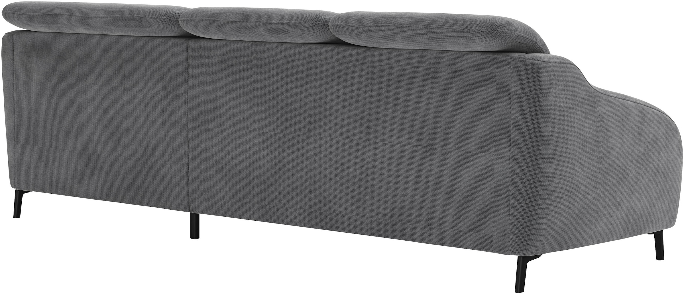 sit&more Ecksofa »Blues L-Form«, wahlweise mit Klapptisch und USB