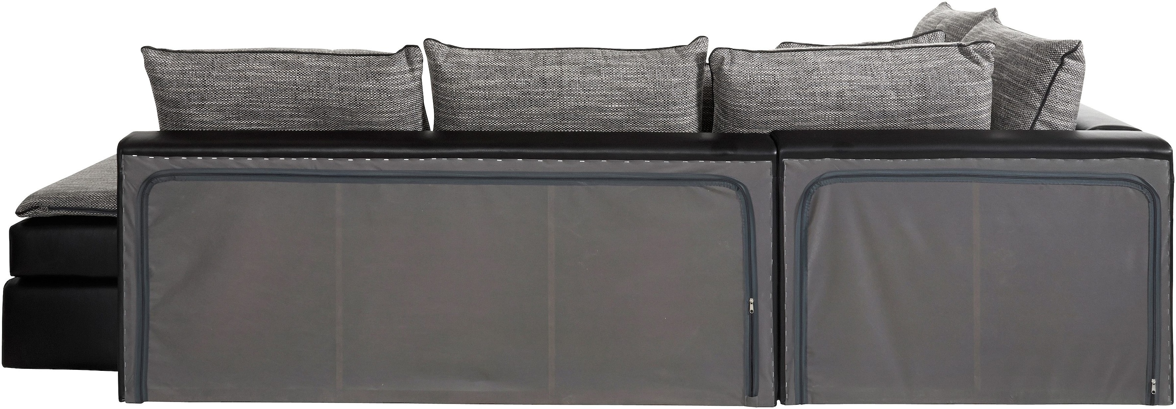 INOSIGN Ecksofa »Night & Day L-Form mit Dauer-Schlaffunktion ohne Armlehnen«, mit Boxspring-Bettfunktion 164x200 cm und Bettkasten, Dauerschläfer!