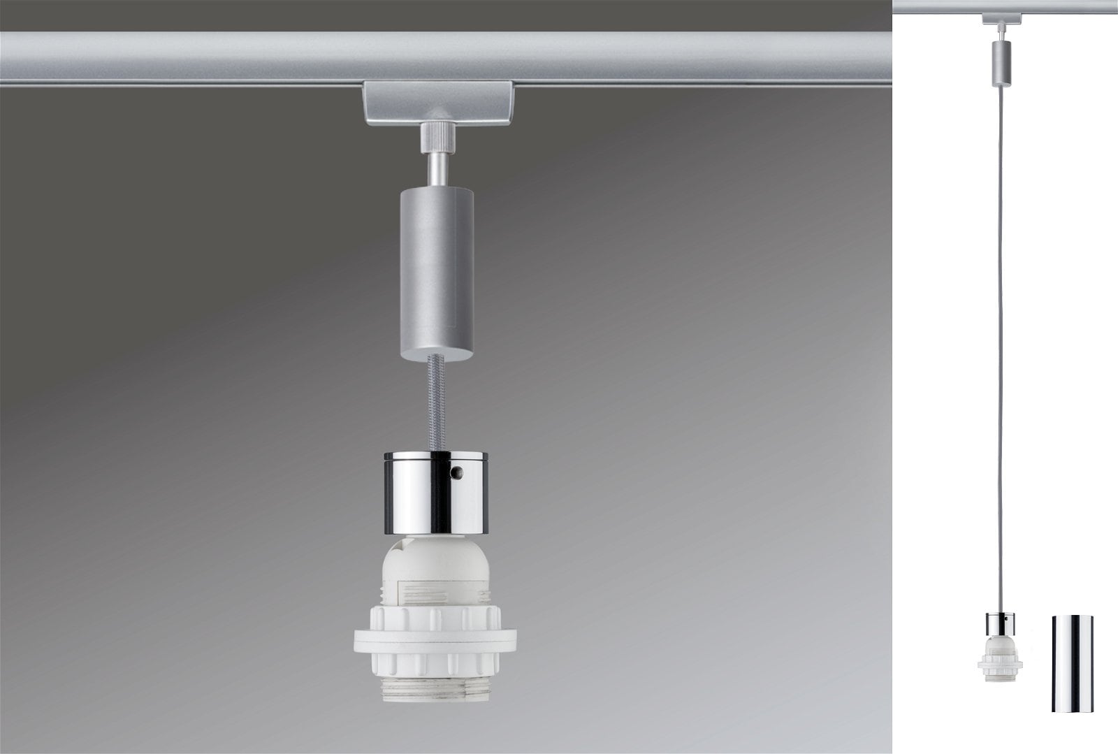 Paulmann Schienensystem-Leuchten »URail Pendel 2Easy E27 max. 20W dimmbar 230V«, dimmbar
