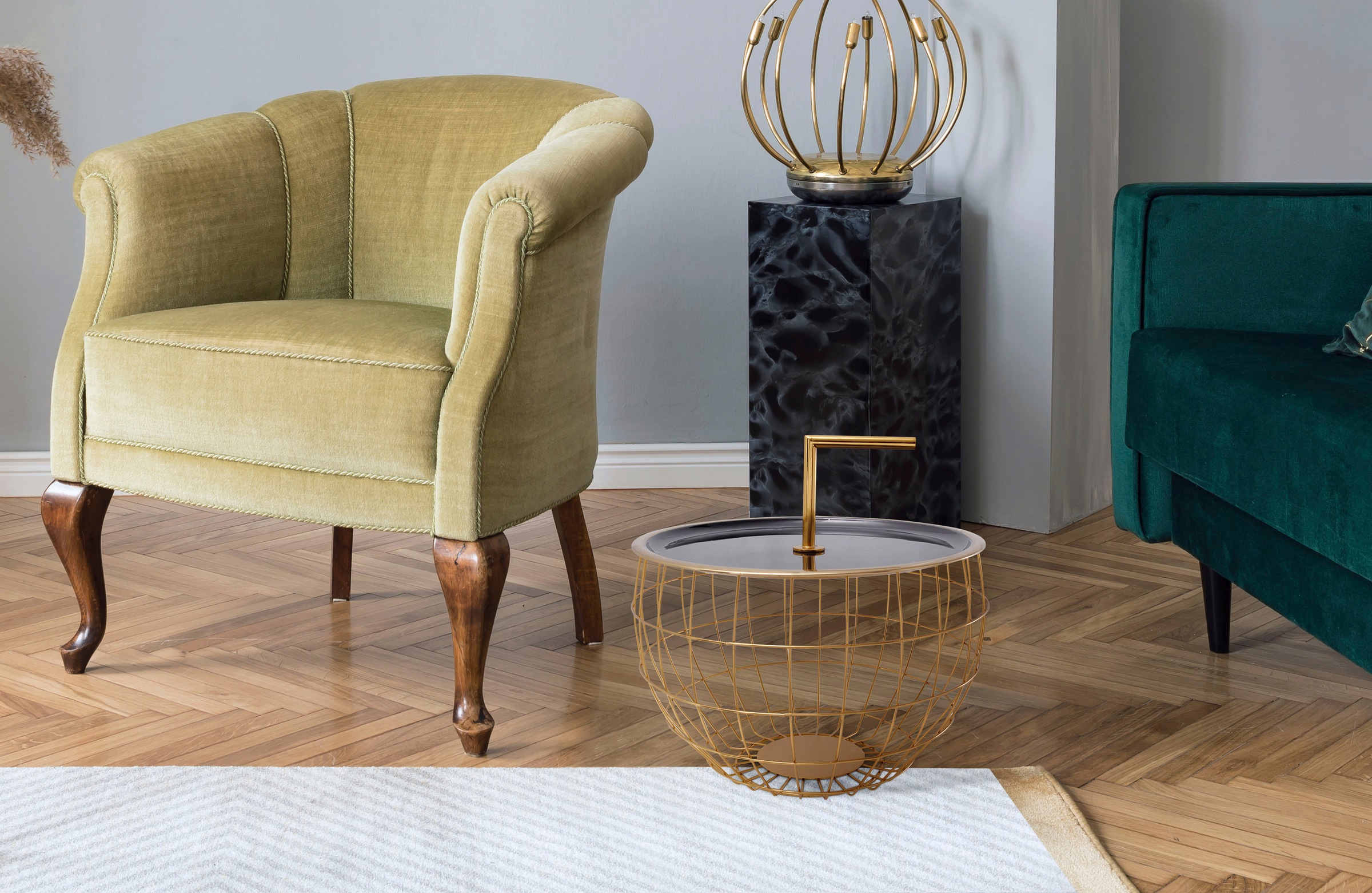 Kayoom Beistelltisch »Art Deco 500, Abstelltisch aus Metall,funktional und günstig online kaufen