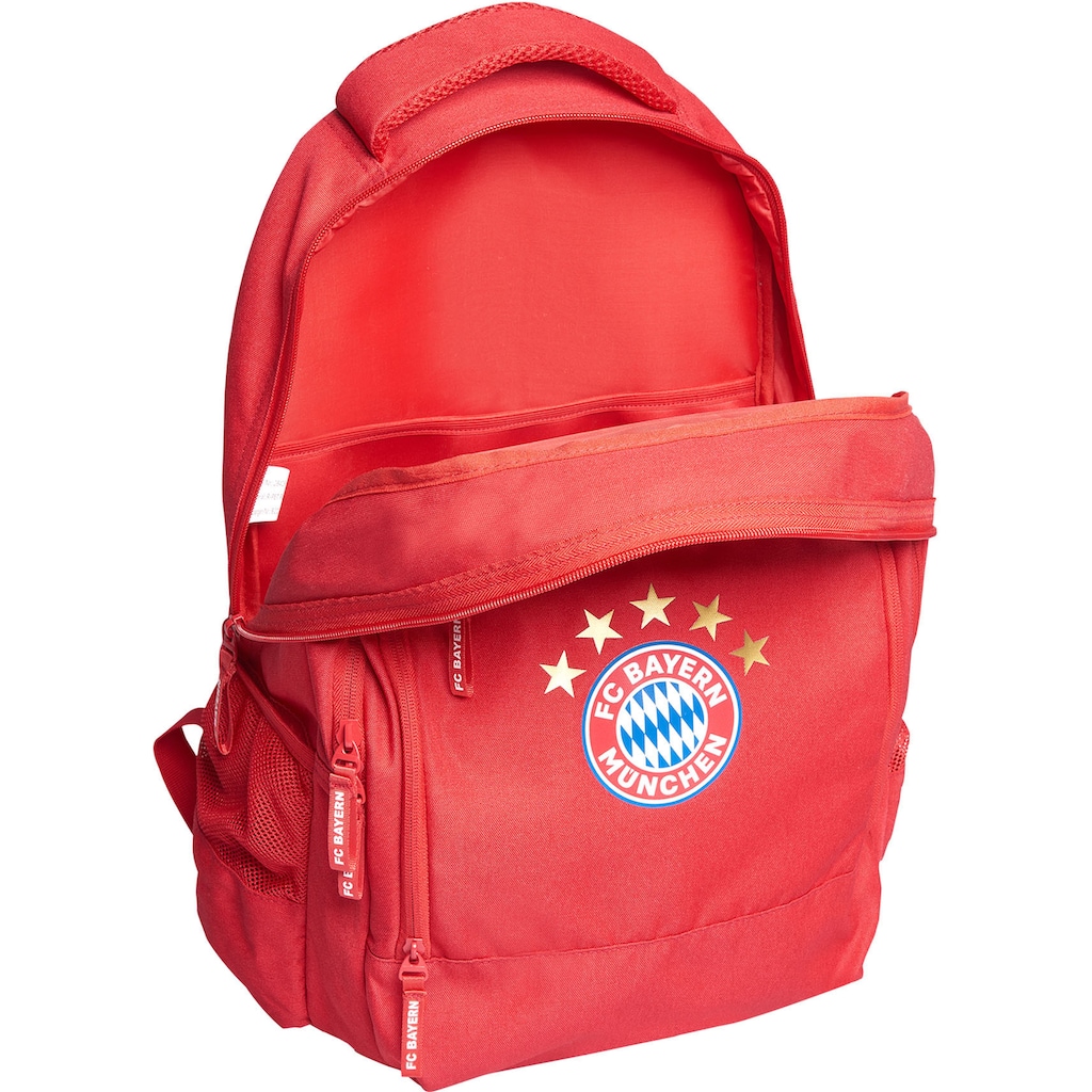 FC Bayern Schulrucksack »FC Bayern München mit 5 Sterne Logo«, Aus recyceltem PET Material