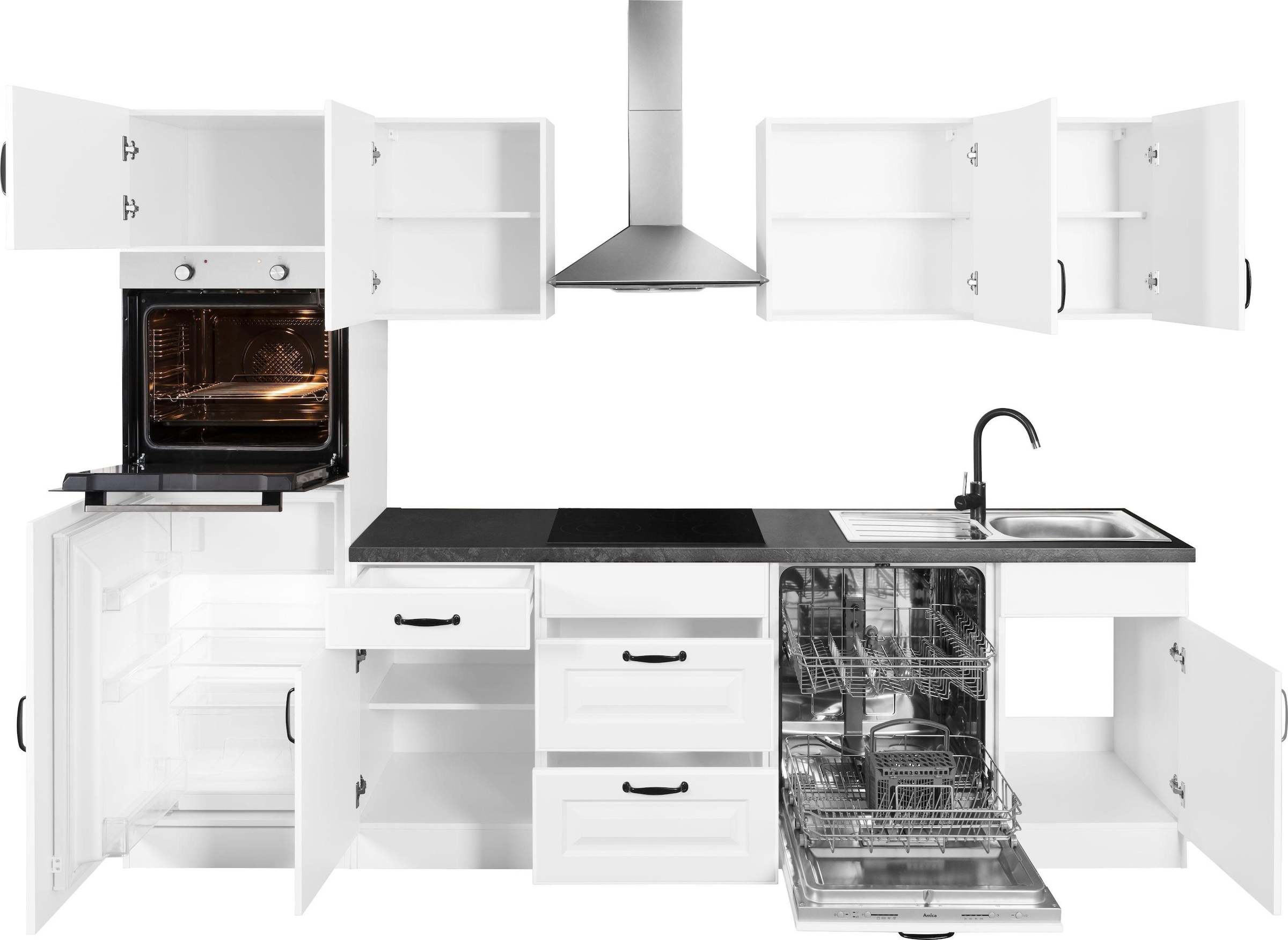 wiho Küchen Küchenzeile »Erla«, ohne E-Geräte, Breite 280 cm