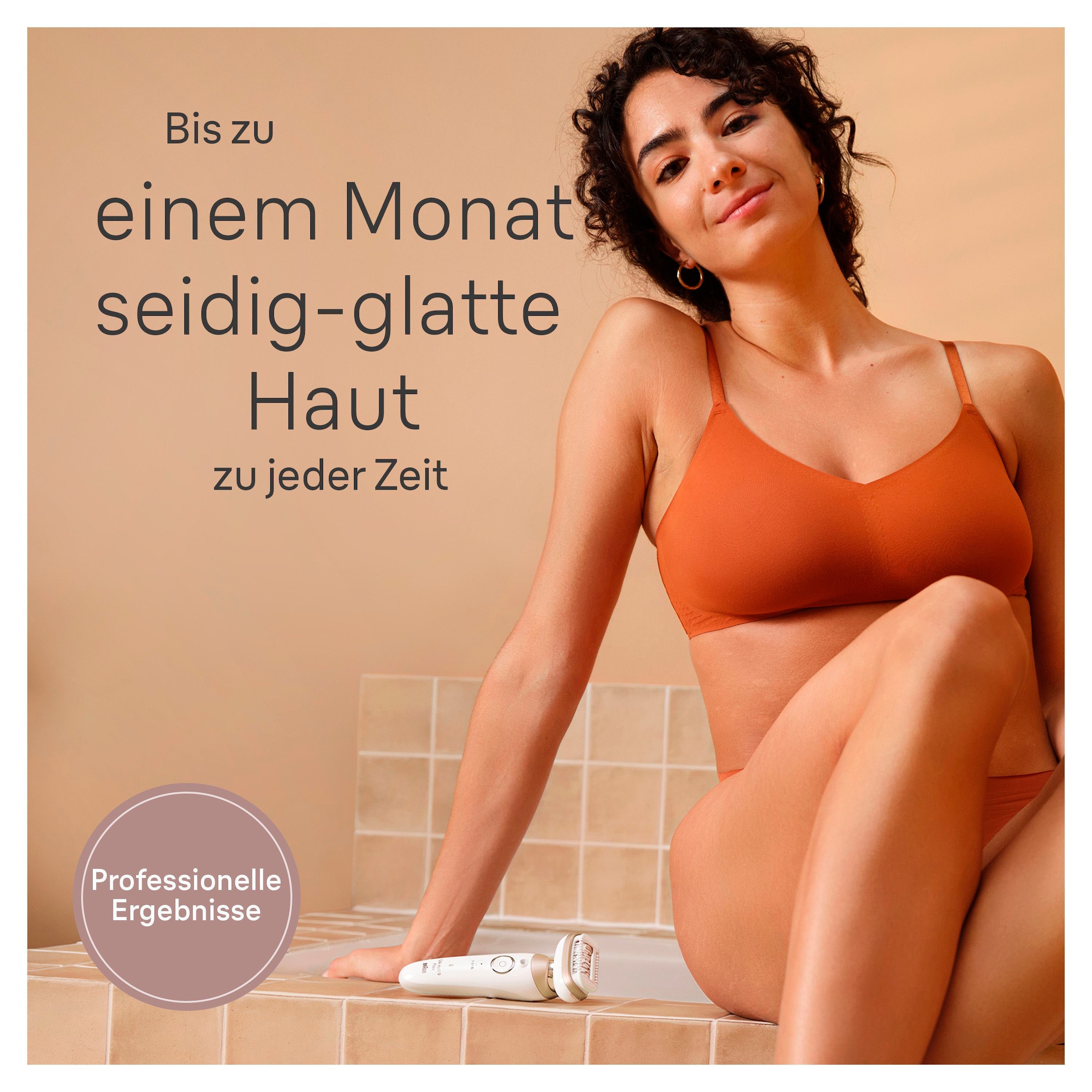 Braun Epilierer »Silk-épil Flex 9 9-071«, mit Rasieraufsatz, Trimmeraufsatz & Massageaufsatz