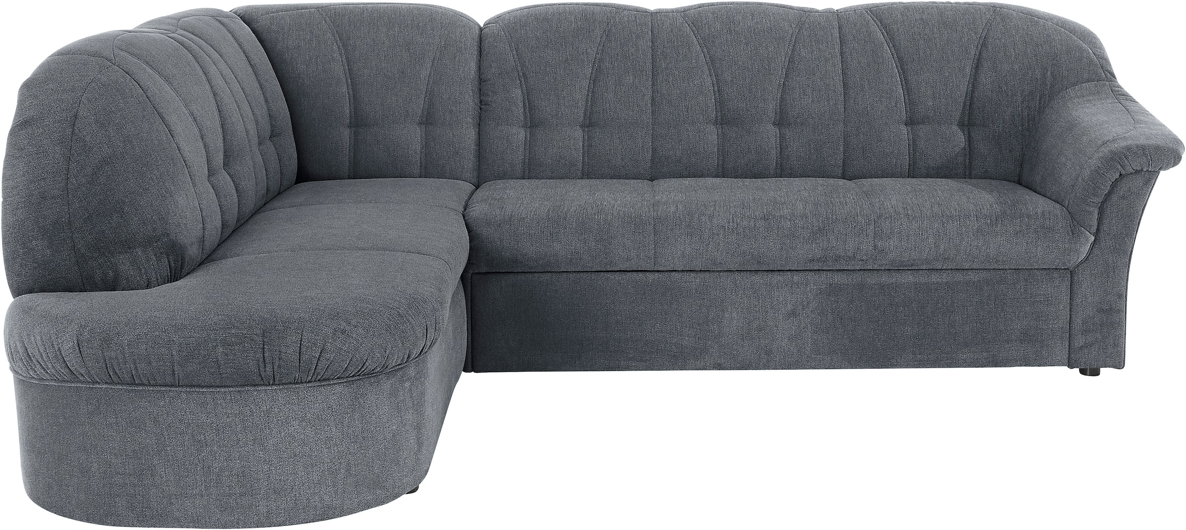 DOMO collection Ecksofa »Pegnitz, elegante Rückensteppung, zeitlose Formensprache, L-Form«, wahlweise mit Bettfunktion