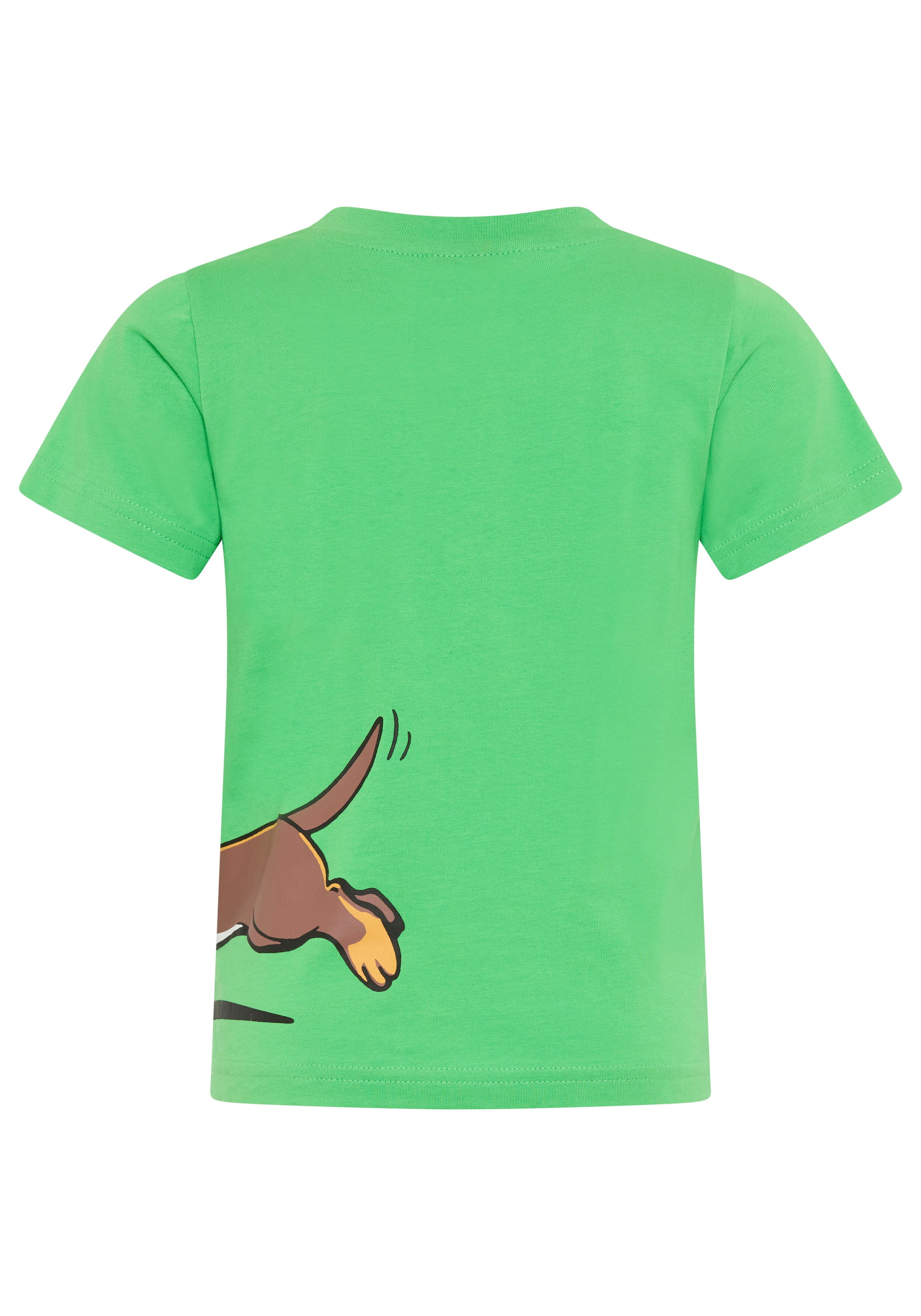 KIDSWORLD T-Shirt »Shirt mit rundum Dackel-Print« Basic Passform, Kurzarm, bedruckte Optik, aus Baumwolle