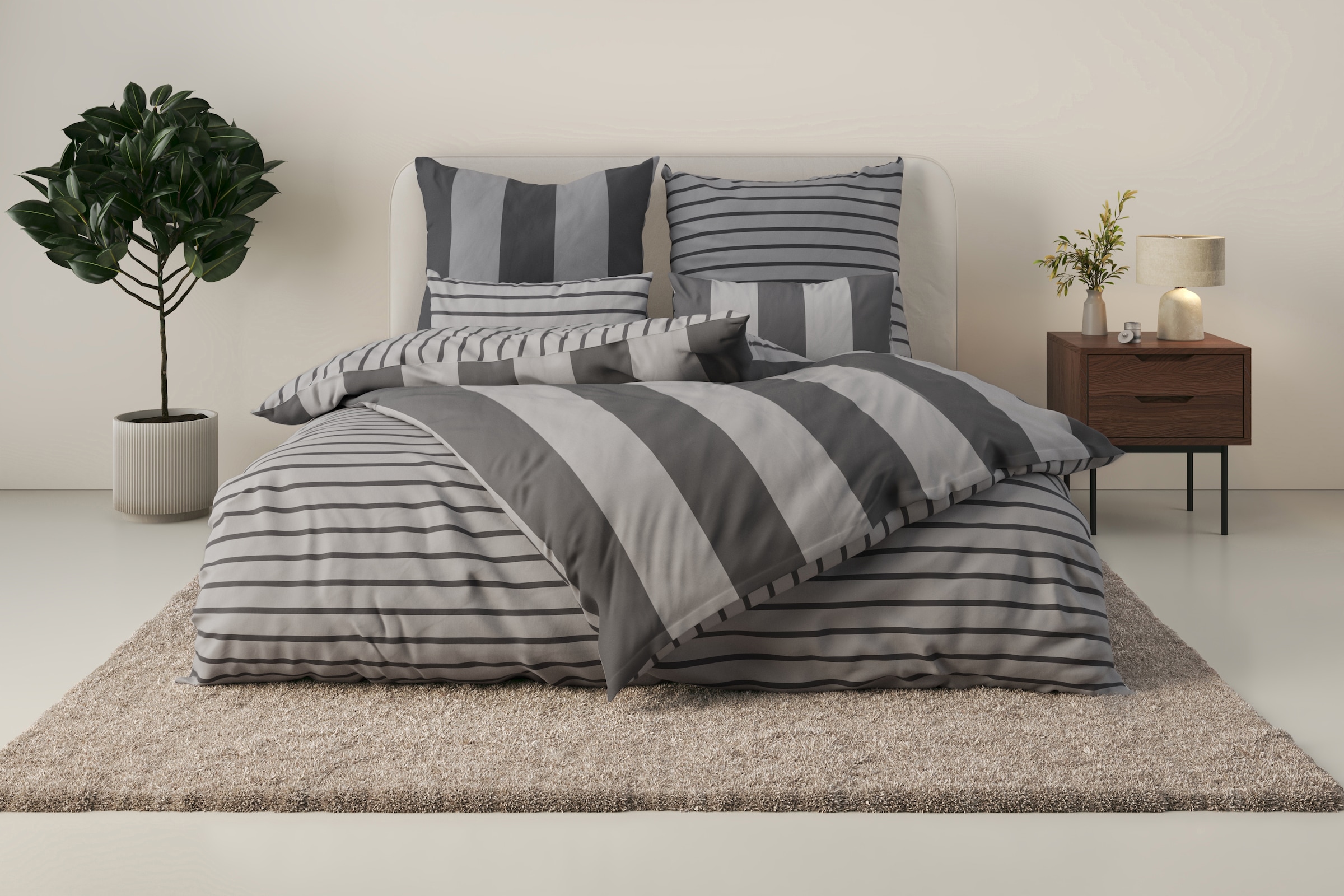 Home affaire Bettwäsche »Sari« 3 Stk. tlg. in verschiedenen Qualitäten, mar günstig online kaufen