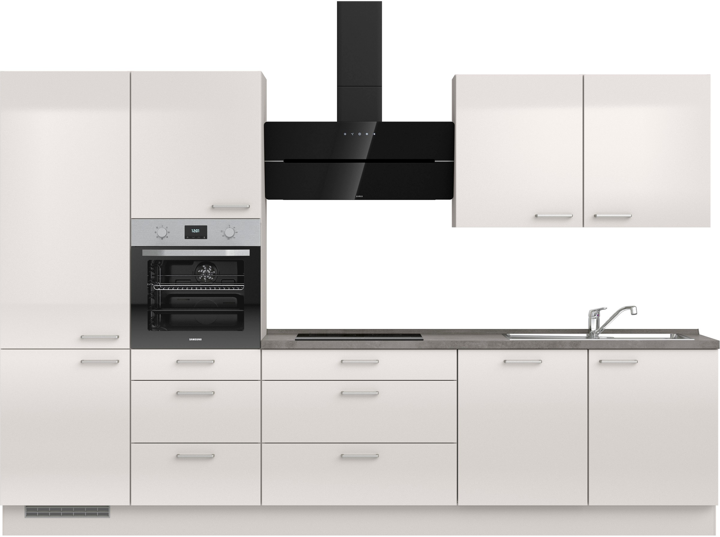 nobilia® Küchenzeile »"Flash II"« vormontiert, Ausrichtung wählbar, Breite günstig online kaufen