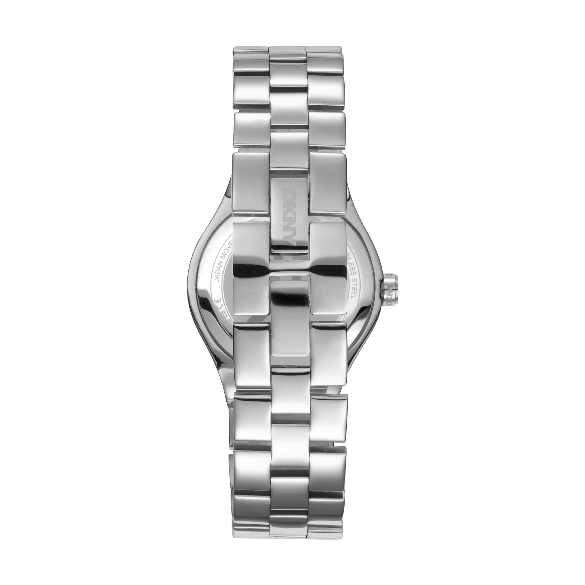 DKNY Quarzuhr »Parsons Midi« Armbanduhr, Damenuhr, Edelstahlarmband, analog