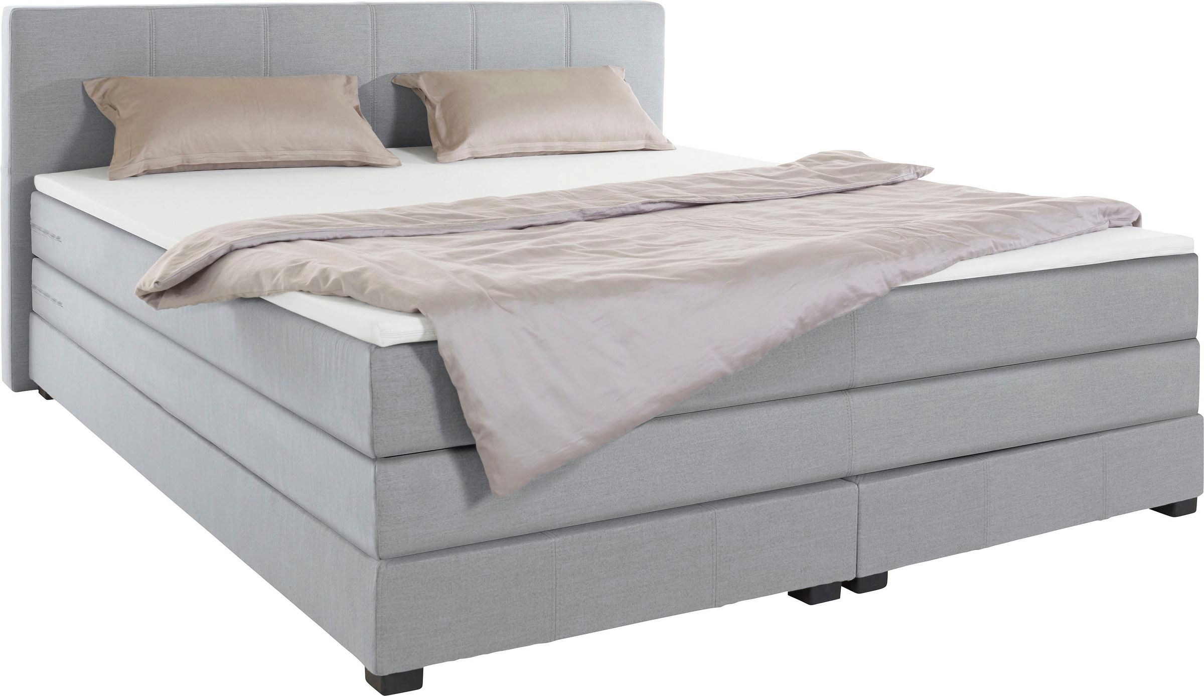 OTTO products Boxspringbett »Peetu«, Taschenfederkern-Matratze, in 4 Breite günstig online kaufen