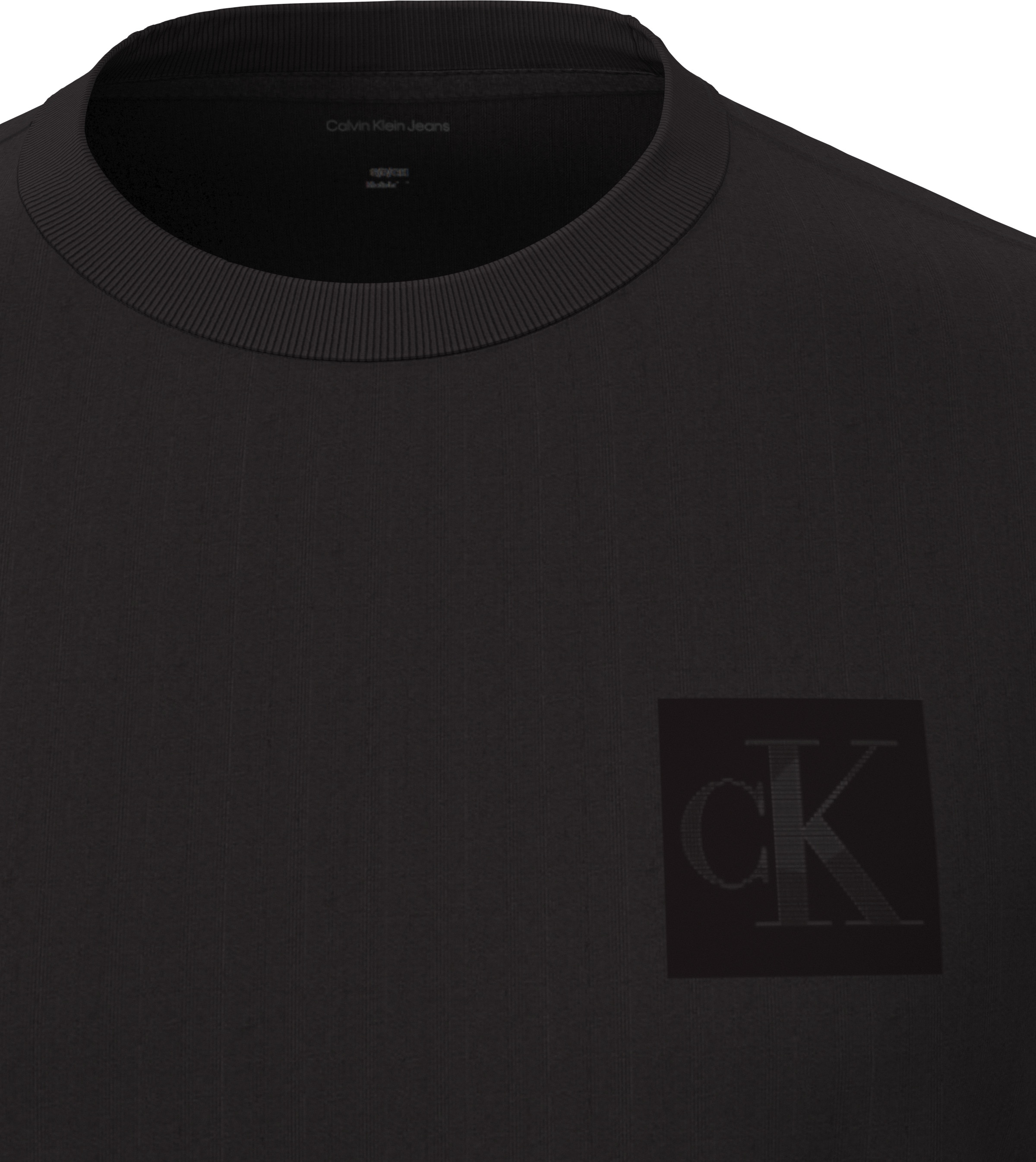 Calvin Klein Jeans T-Shirt »SS GRDNT MNGRM E LG«, Mit Rundhalsausschnitt