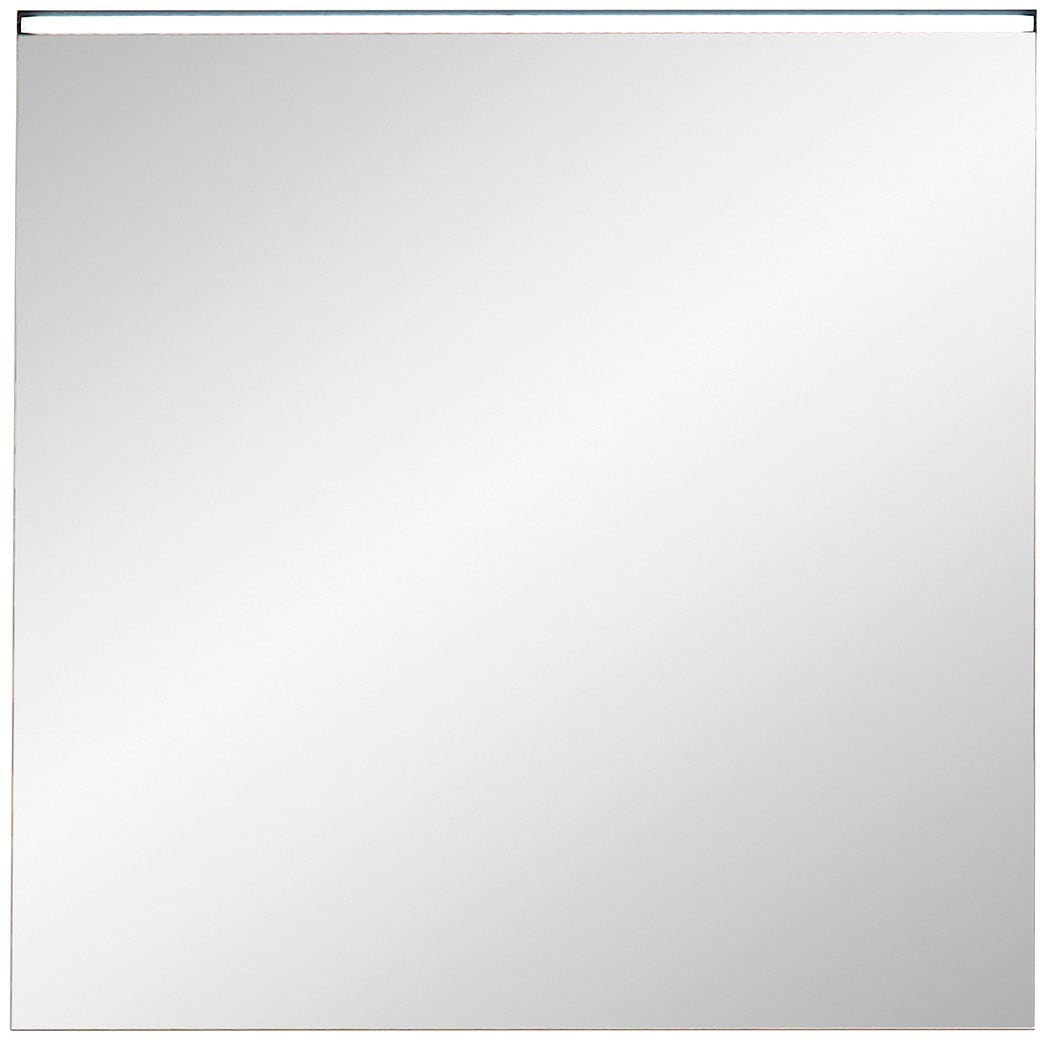 Saphir Badmöbel-Set »Quickset 395 2-teilig, Keramik-Waschtisch mit LED-Spiegel, 75 cm breit«, (2 St.), Waschplatz mit 2 Schubladen, Riviera Eiche quer Nachbildung, Bad-Set