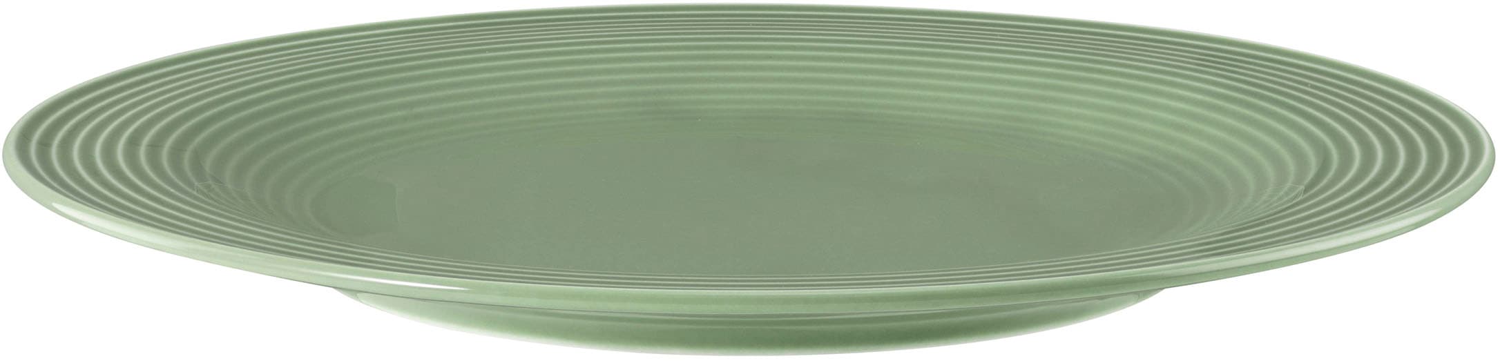 Seltmann Weiden Kaffeeservice »Geschirr-Set, Service Beat«, (Set, 18 tlg.), Teller, Tassen, Untertassen, Rillendekor, 18 Teile, für 6 Personen