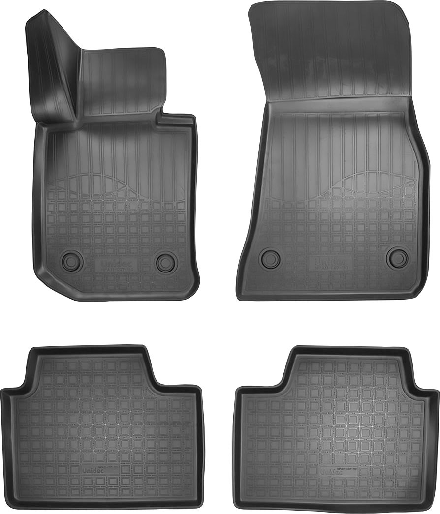 RECAMBO Passform-Fußmatten »CustomComforts«, BMW, 3er, (Set, 4 St