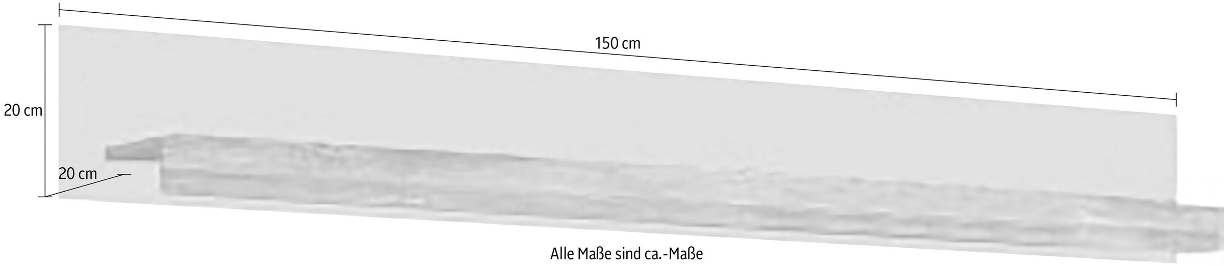 Home affaire Wandregal »Florenz«, Breite 150 cm günstig online kaufen