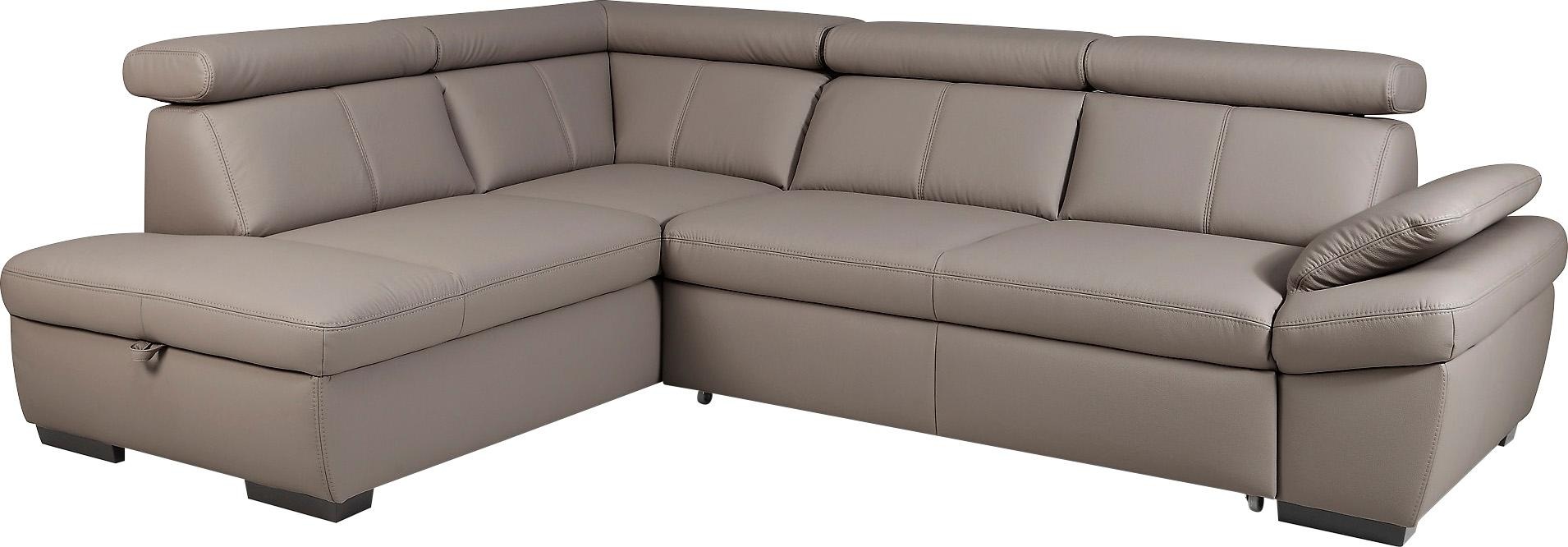 exxpo - sofa fashion Ecksofa »Salerno, Funktionssofa, hoher Sitzkomfort, Br günstig online kaufen