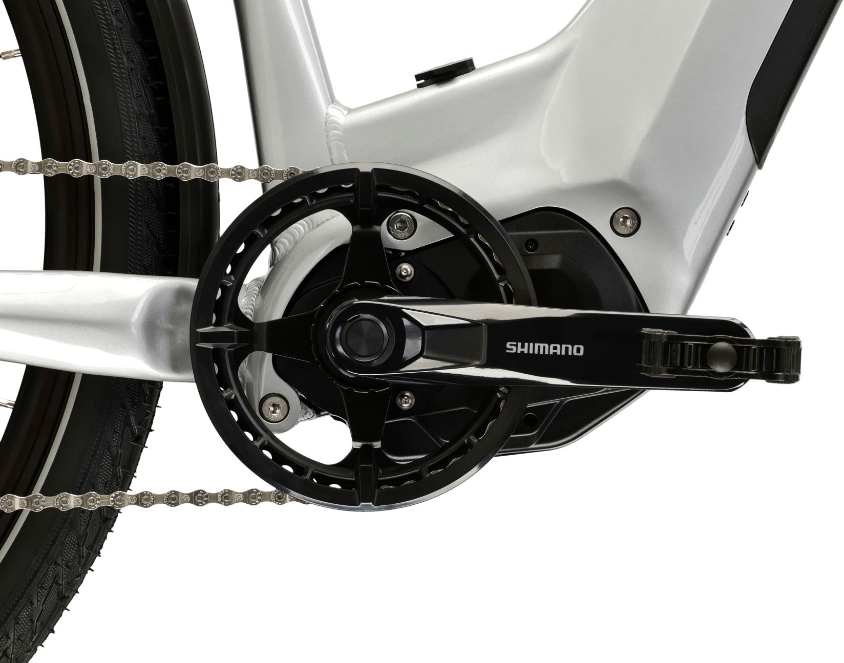Kross E-Bike »KROSS E-Trekkingrad Trans 5.0 28" silber 9 Gänge«, 9 Gang, microSHIFT, ADVENT M619, Mittelmotor 250 W, Pedelec, Elektrofahrrad für Damen und Herren