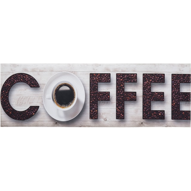 Andiamo Küchenläufer »Coffee«, rechteckig, aus Vinyl, abwischbar,  rutschhemmend, mit Schriftzug, Größe 50x150 cm bequem und schnell bestellen