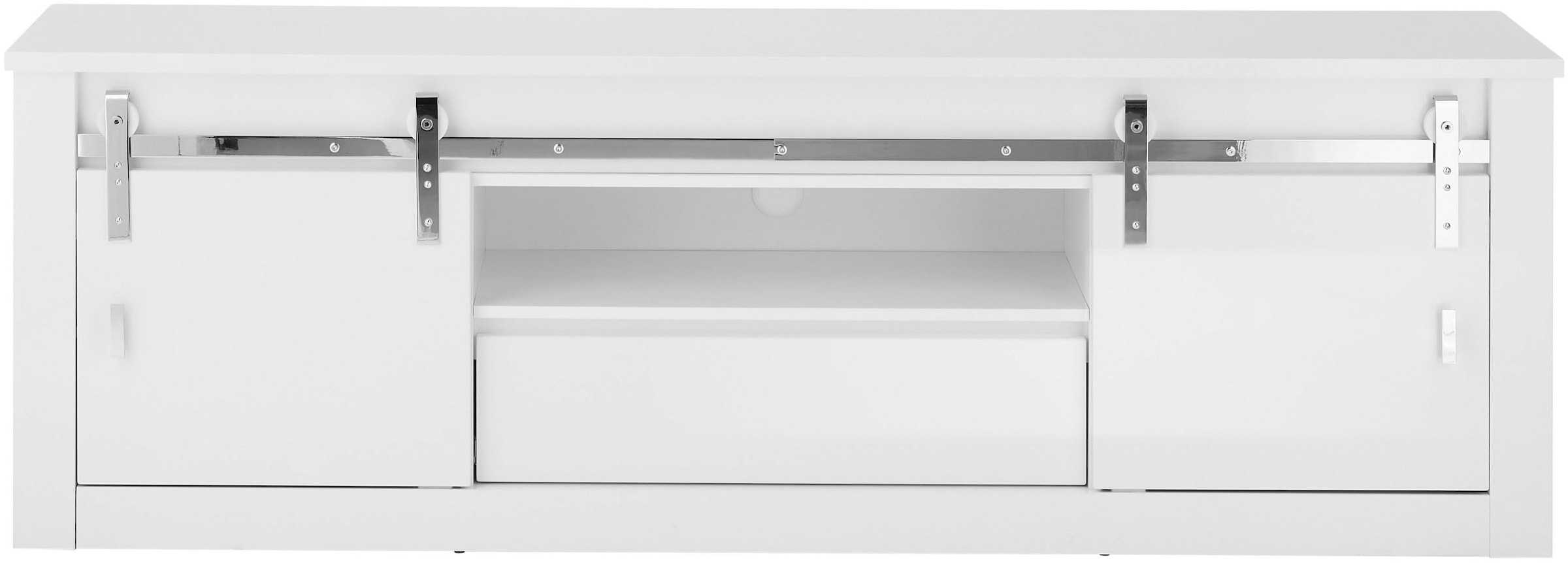 Home affaire Lowboard »Daytona, moderner TV-Unterschrank, Kommode in Weiß Hochglanz«