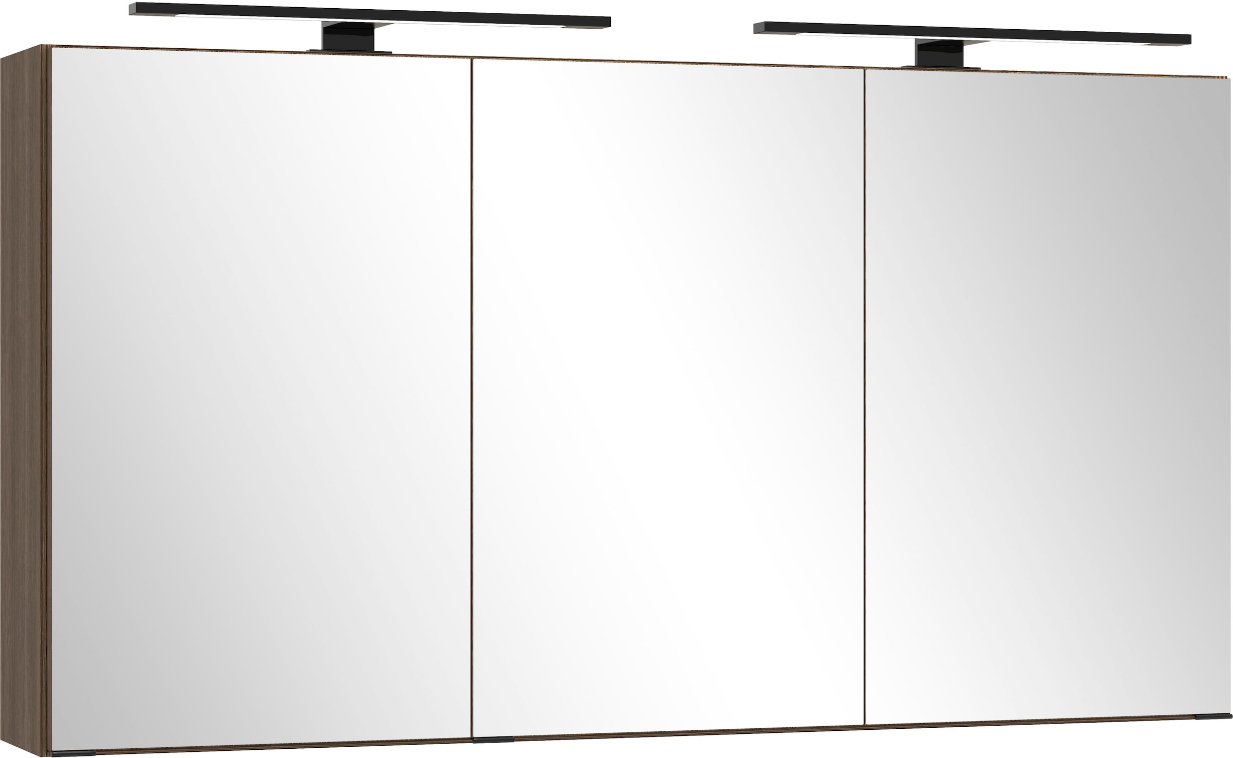 welltime Badmöbel-Set »Welltime, York Waschtisch-Set 120 cm, weißes oder schwarzes Becken«