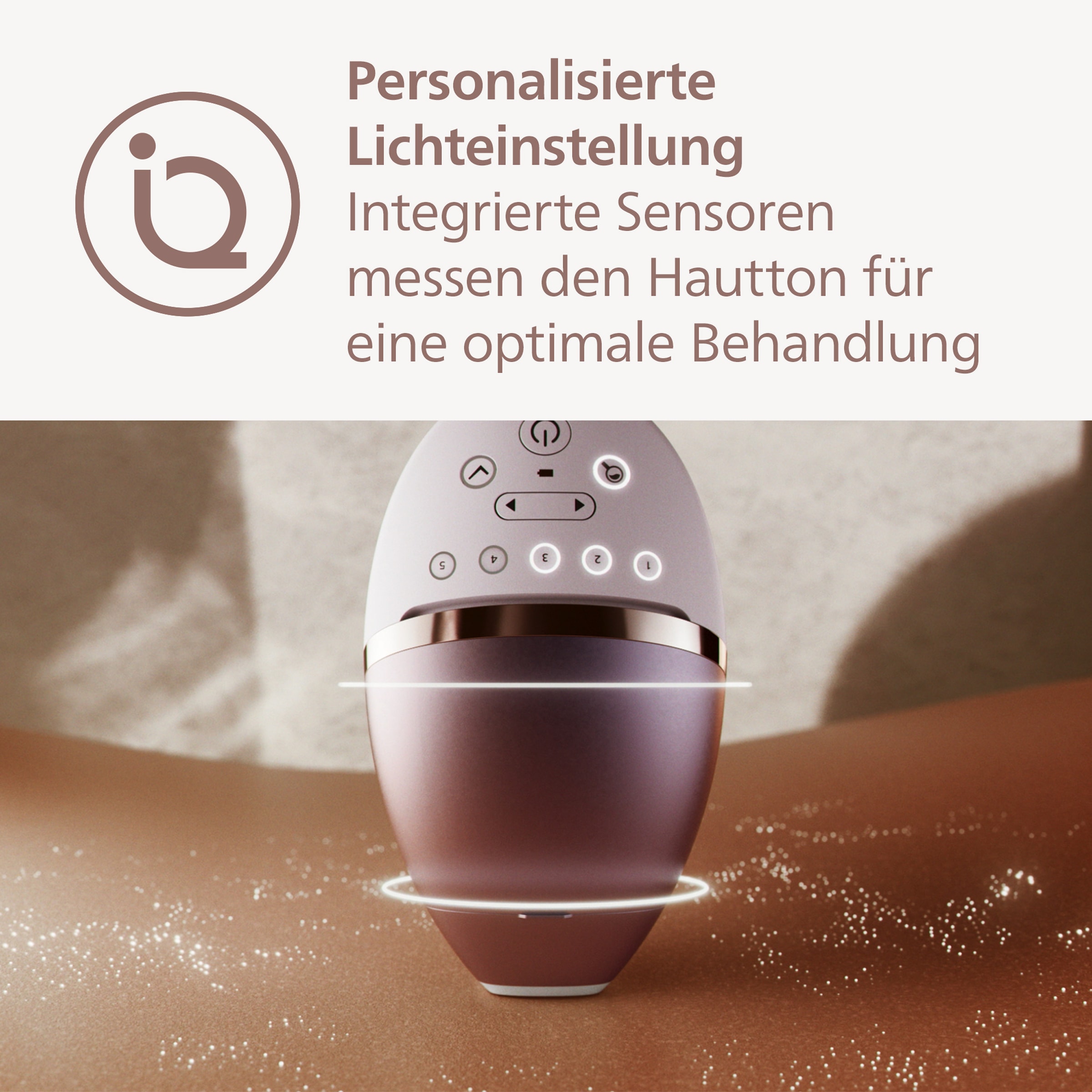 Philips IPL-Haarentferner »Lumea S9000 BRI958/00«, 450.000 Lichtimpulse, 4 Aufsätze (Achseln, Bikinizone, Körper und Gesicht), kabellos