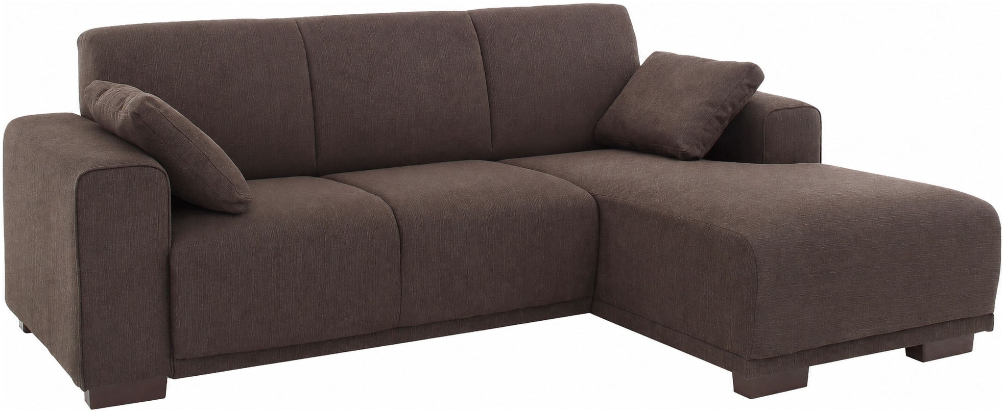 OTTO home Ecksofa »BORNHOLM L-Form, B: 234 cm - OTTO. Verlässliche Qualität.« Recamiere links oder rechts bestellbar, Wellenfederung, inkl. 2 Kissen