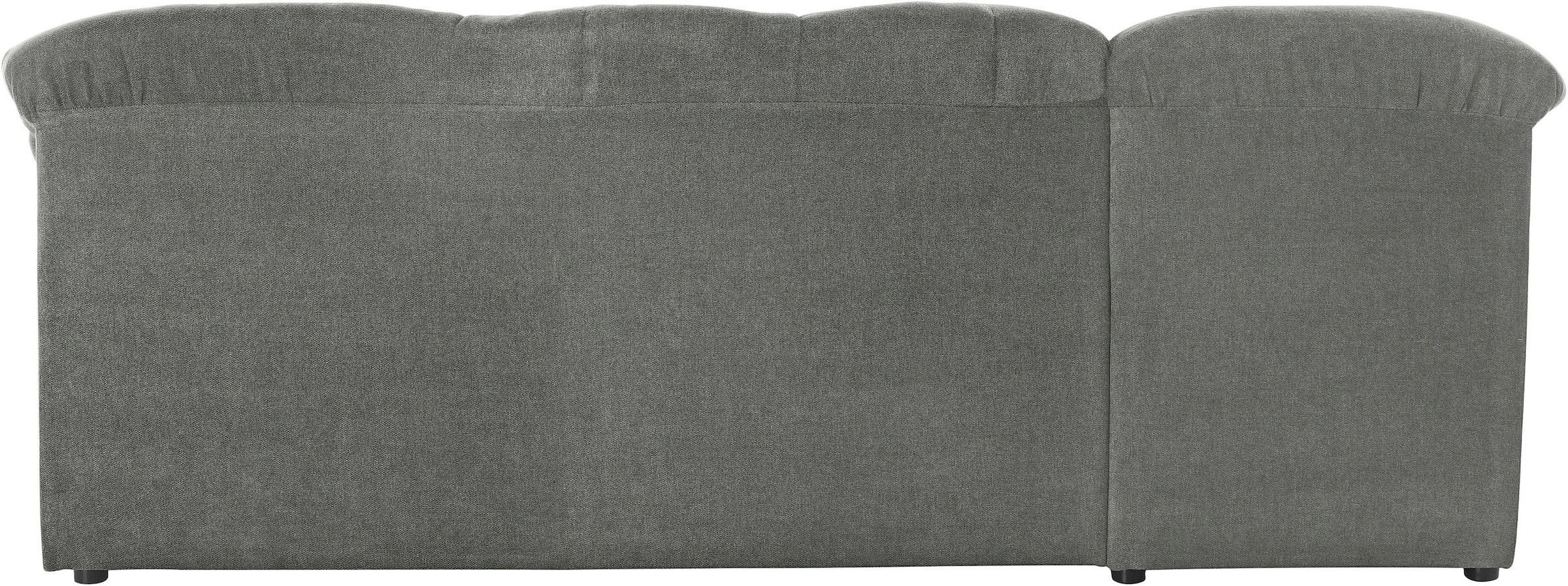 DOMO collection Ecksofa »Pegnitz, elegante Rückensteppung, komfortabel, L-Form«, wahlweise mit Bettfunktion