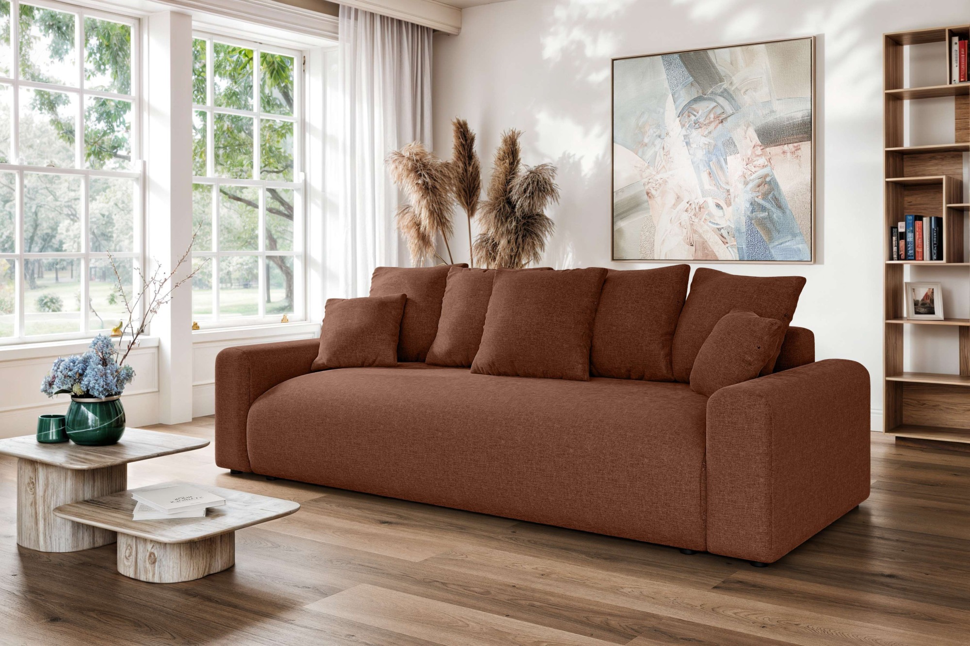 Home affaire Big-Sofa »LAKESIDE klein 3-Sitzer Schlafsofa mit Bettkasten, B günstig online kaufen