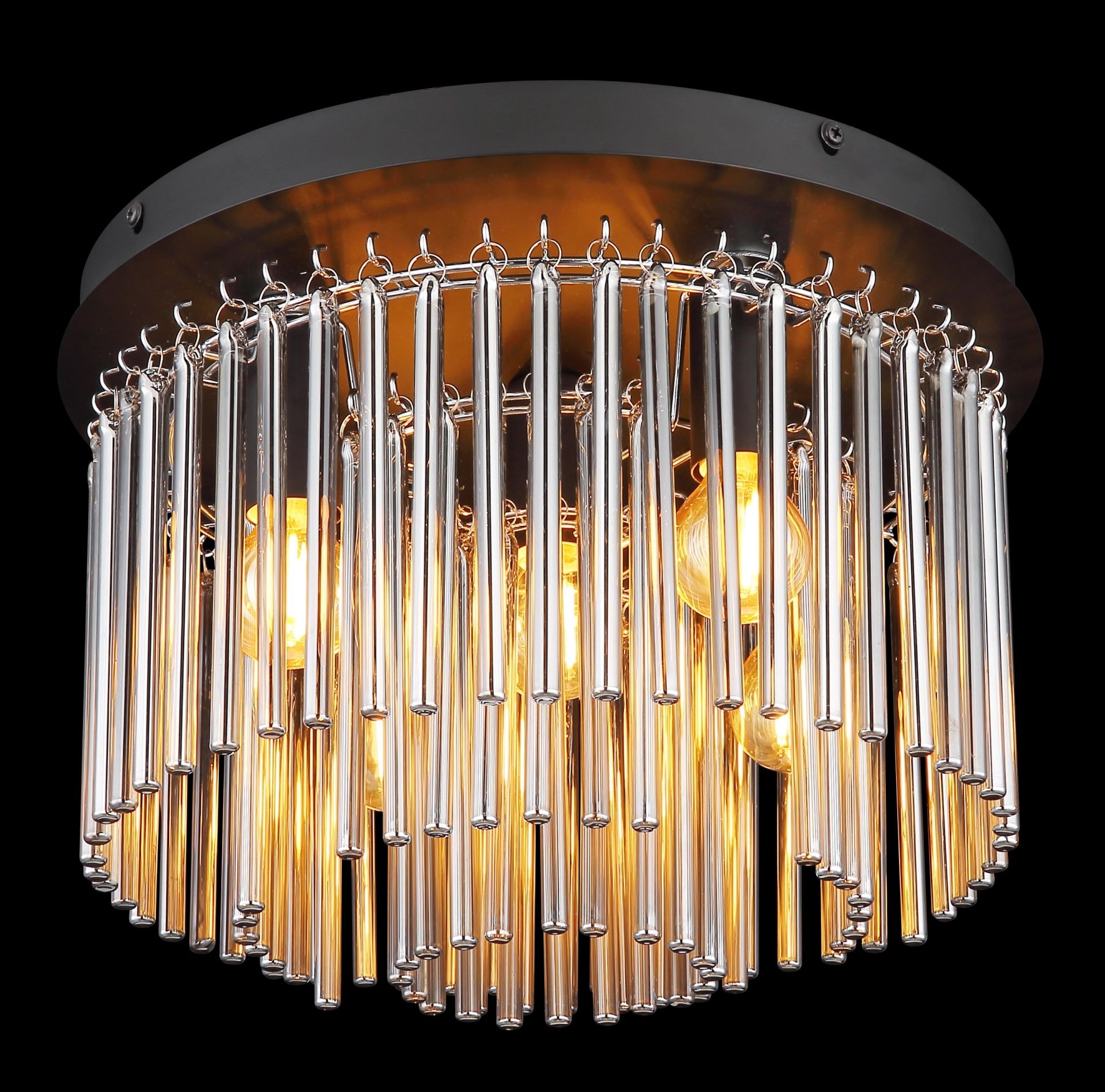GLOBO LIGHTING Deckenleuchte »GORLEY«, Leuchtmittel E14 | ohne Leuchtmittel, Glasstäbe